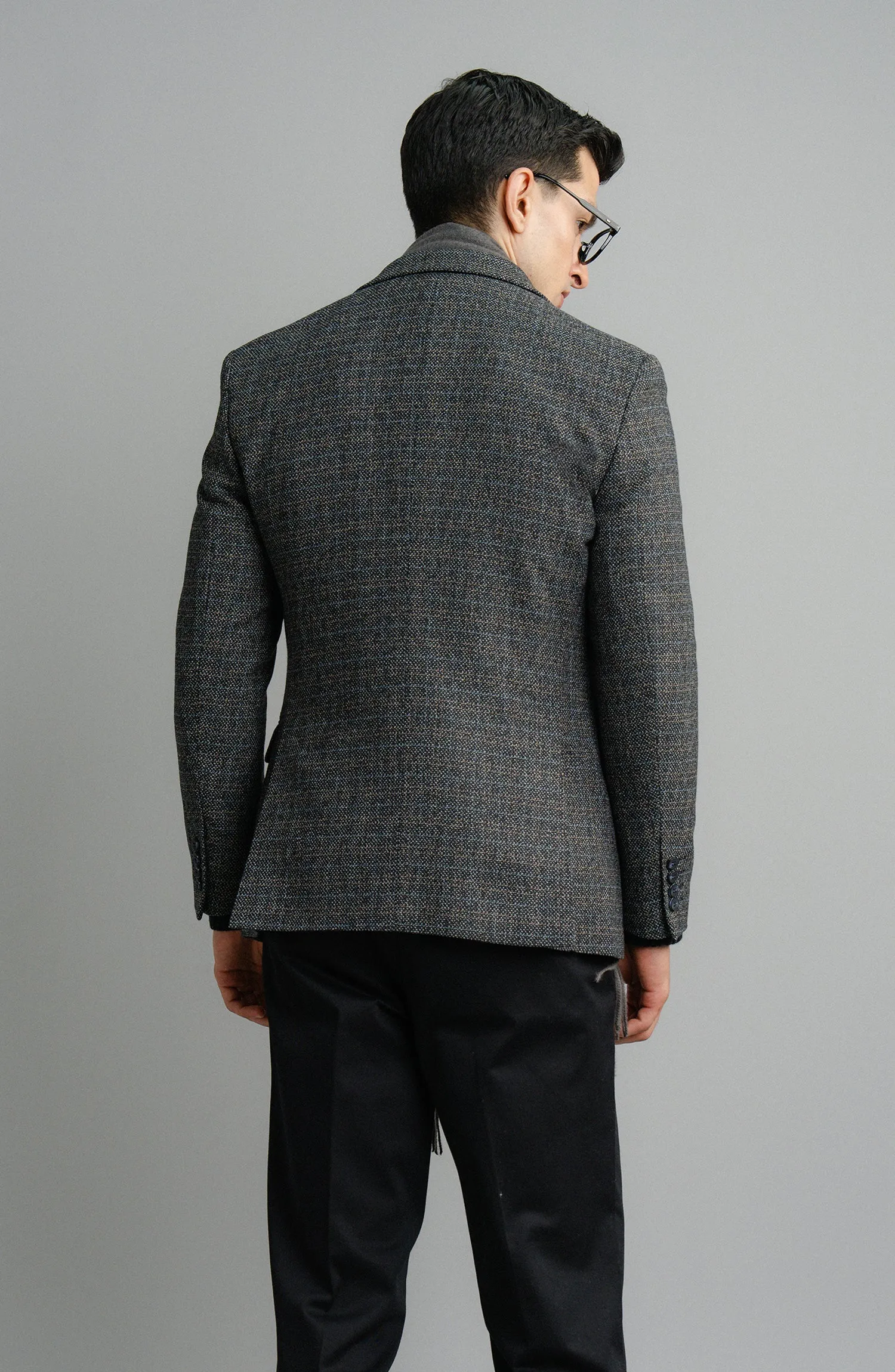 ABLAZE -  NAVY TEXTURED