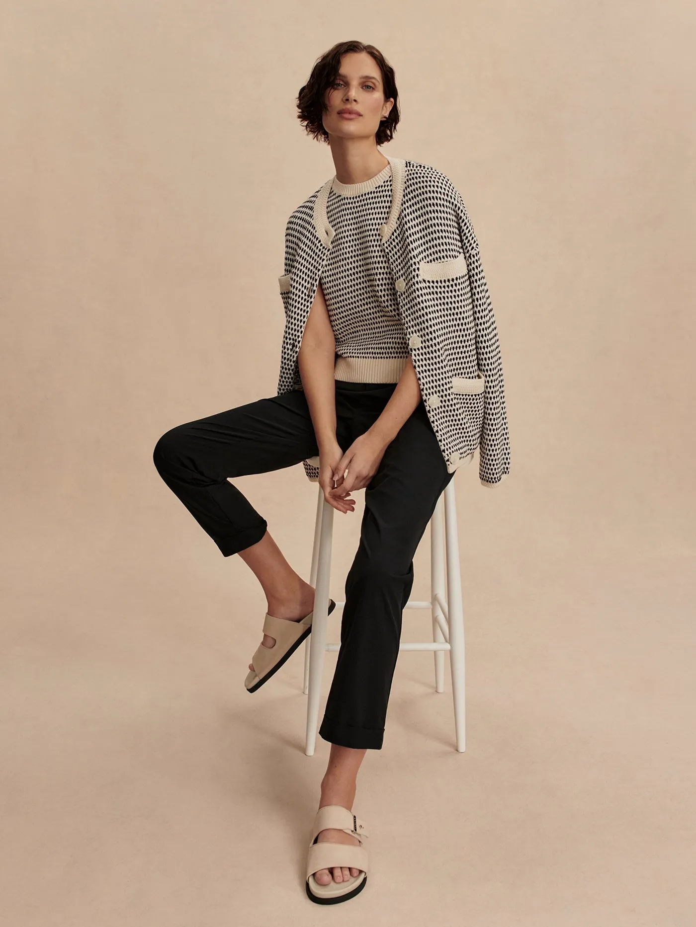 Alana Slim Tapered Cuff Pant 27