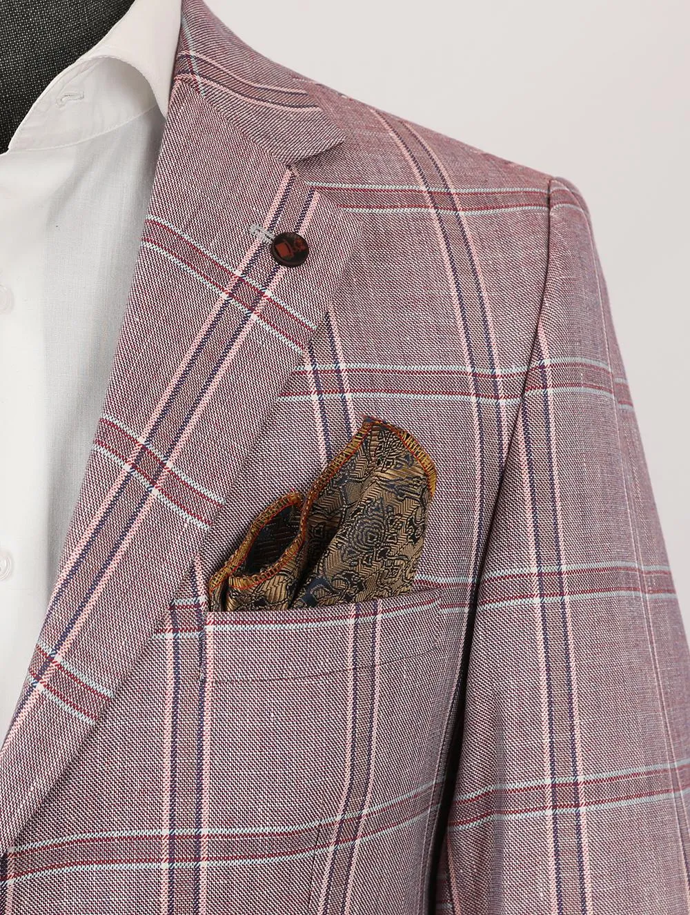 Alistair Pink Set Blazer Linen Suit