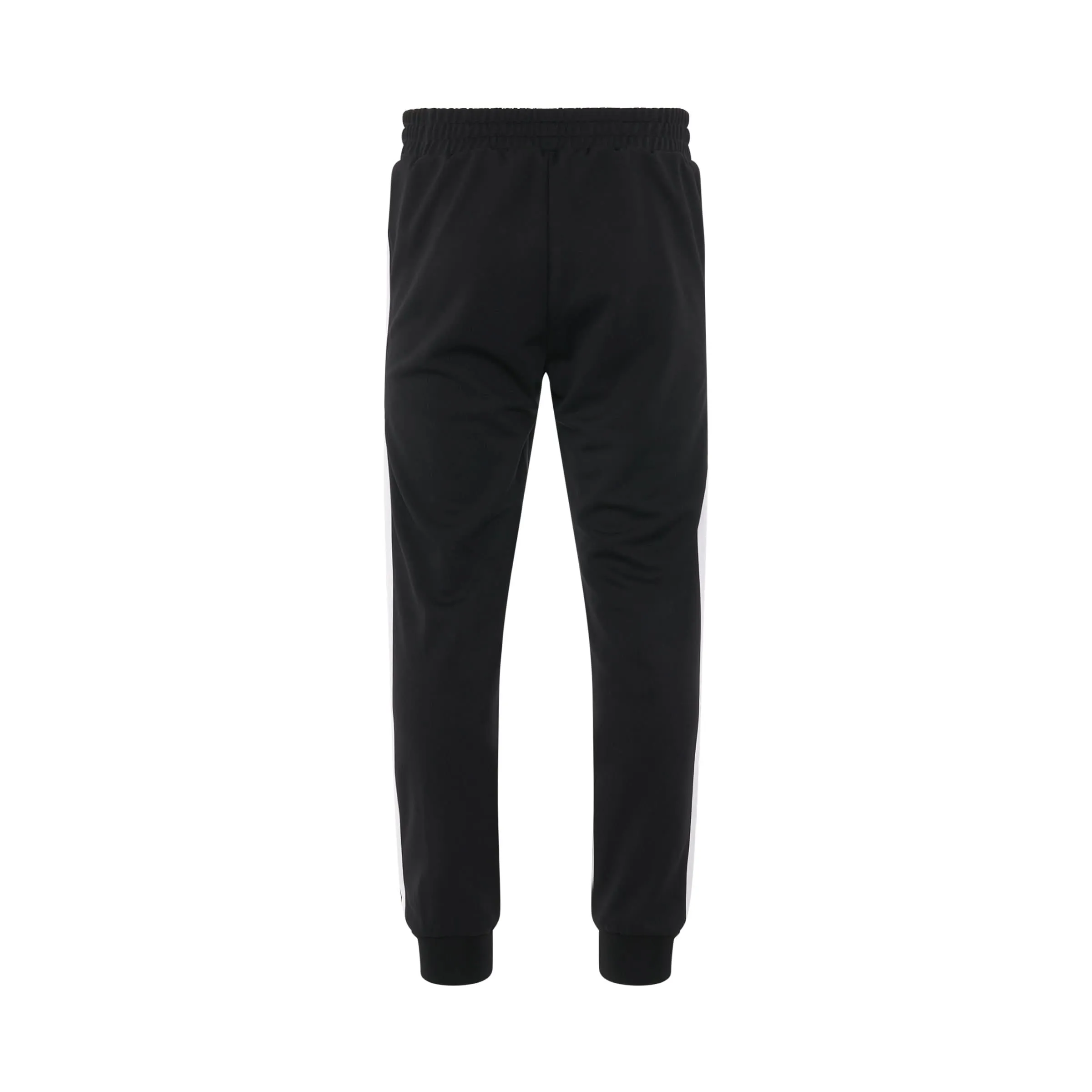 Ankle Rib Track Pants in Black/White