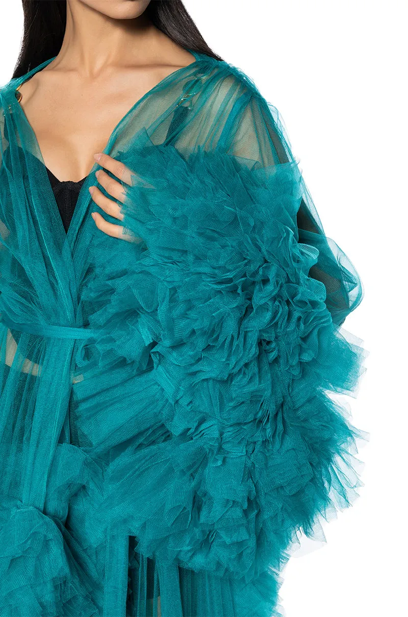AVANT GARDE TULLE DUSTER
