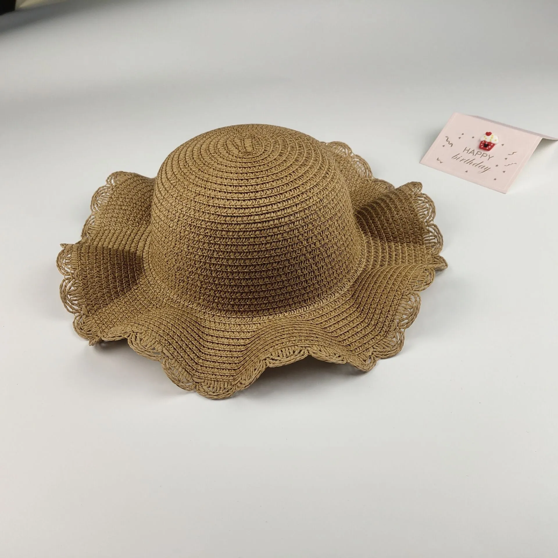 Baby Hat  and Mini Straw Bag