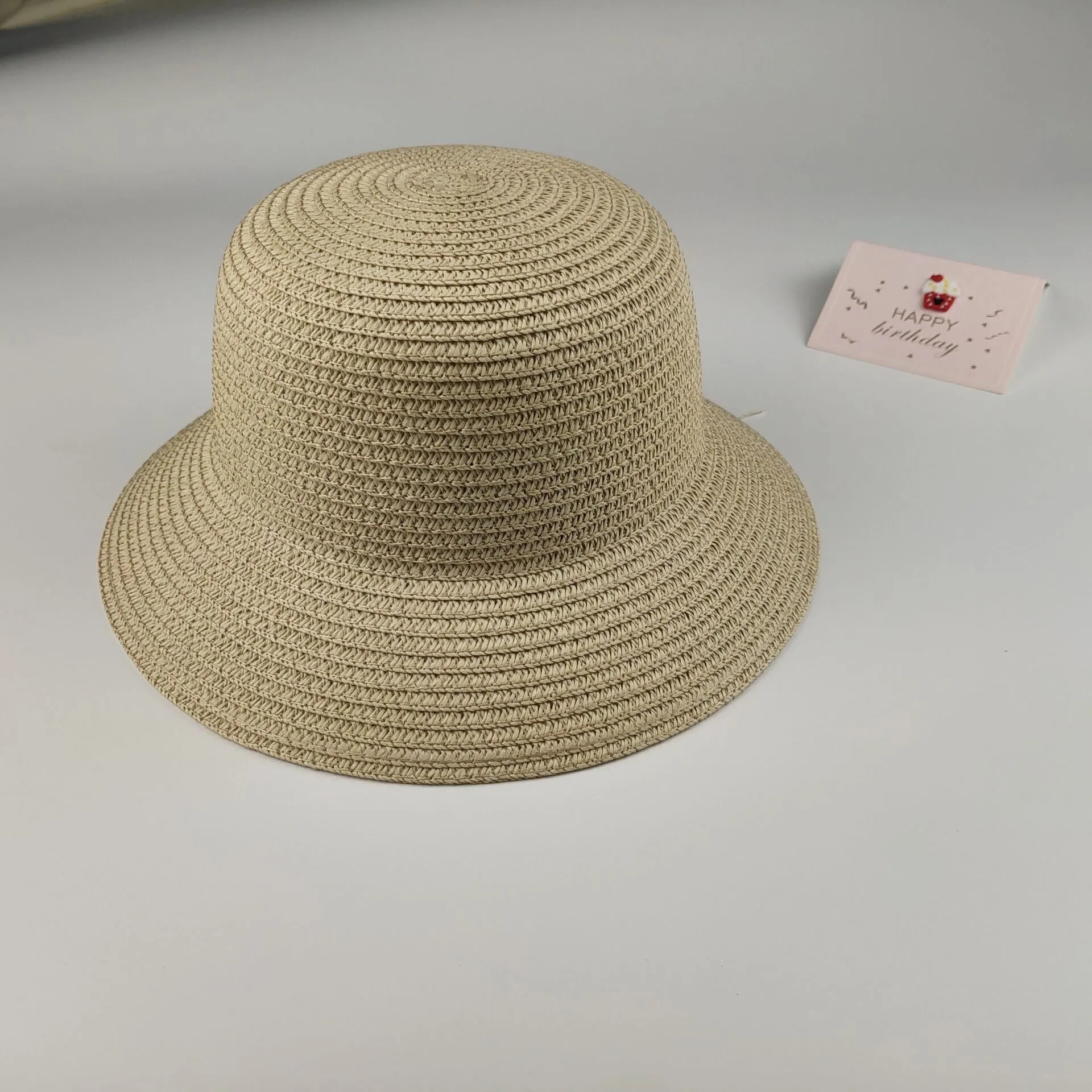 Baby Hat  and Mini Straw Bag