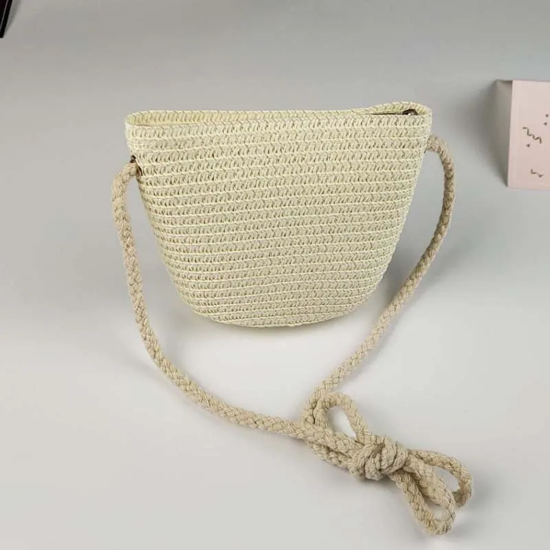 Baby Hat  and Mini Straw Bag