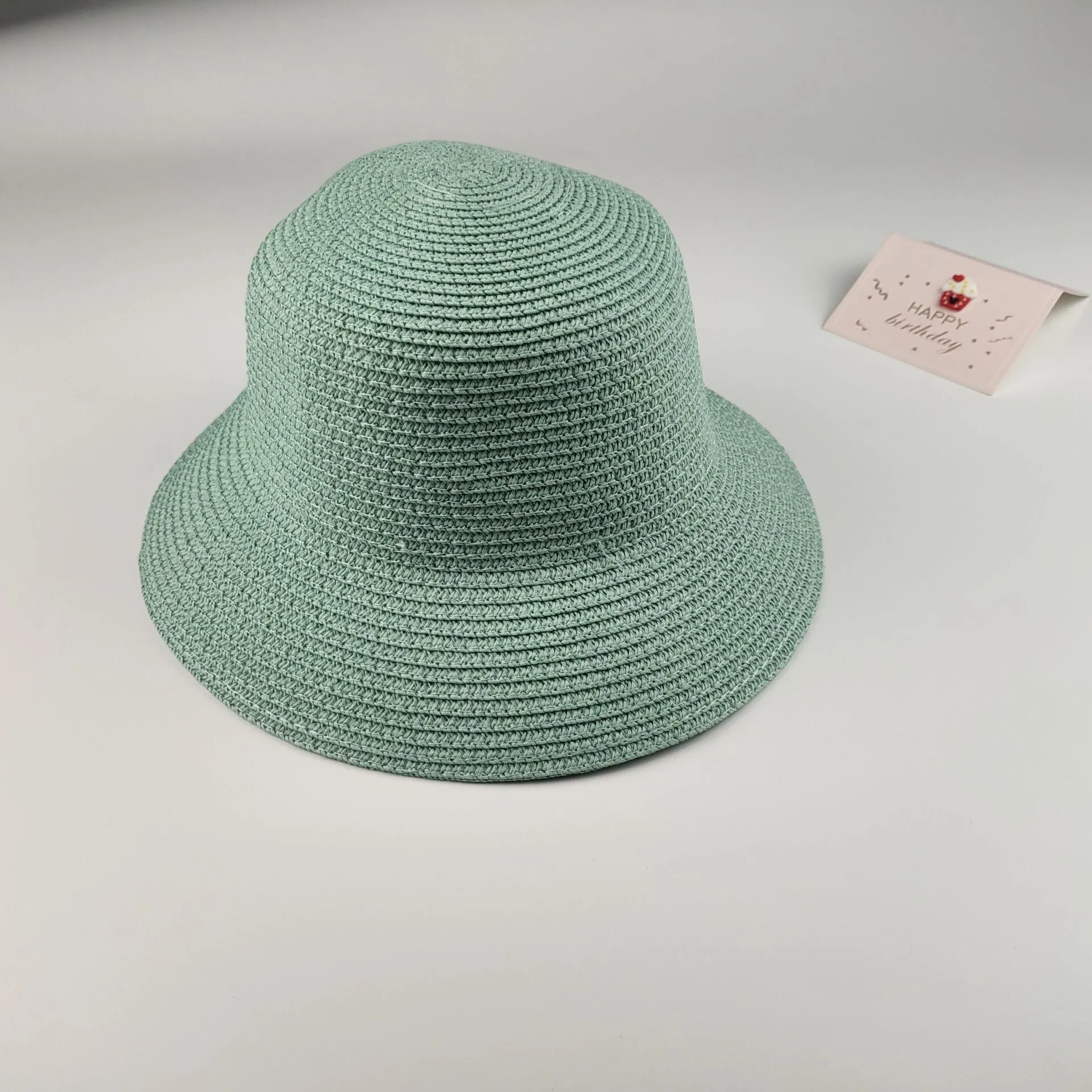 Baby Hat  and Mini Straw Bag