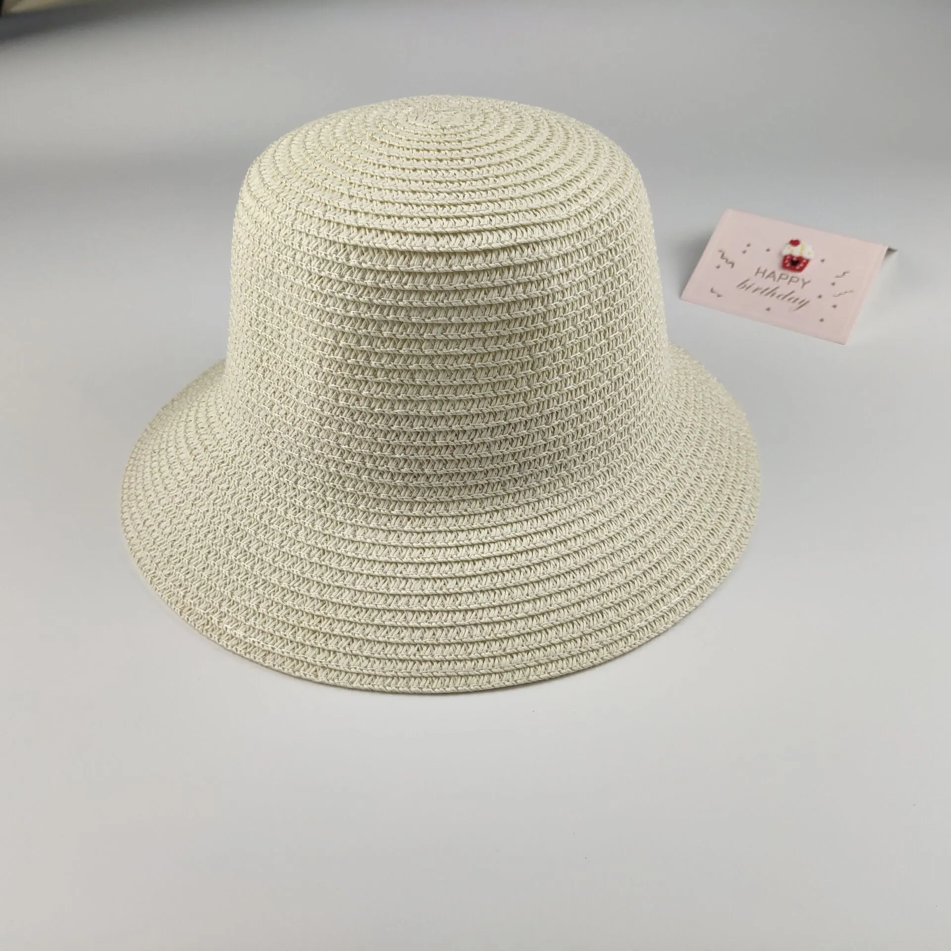 Baby Hat  and Mini Straw Bag
