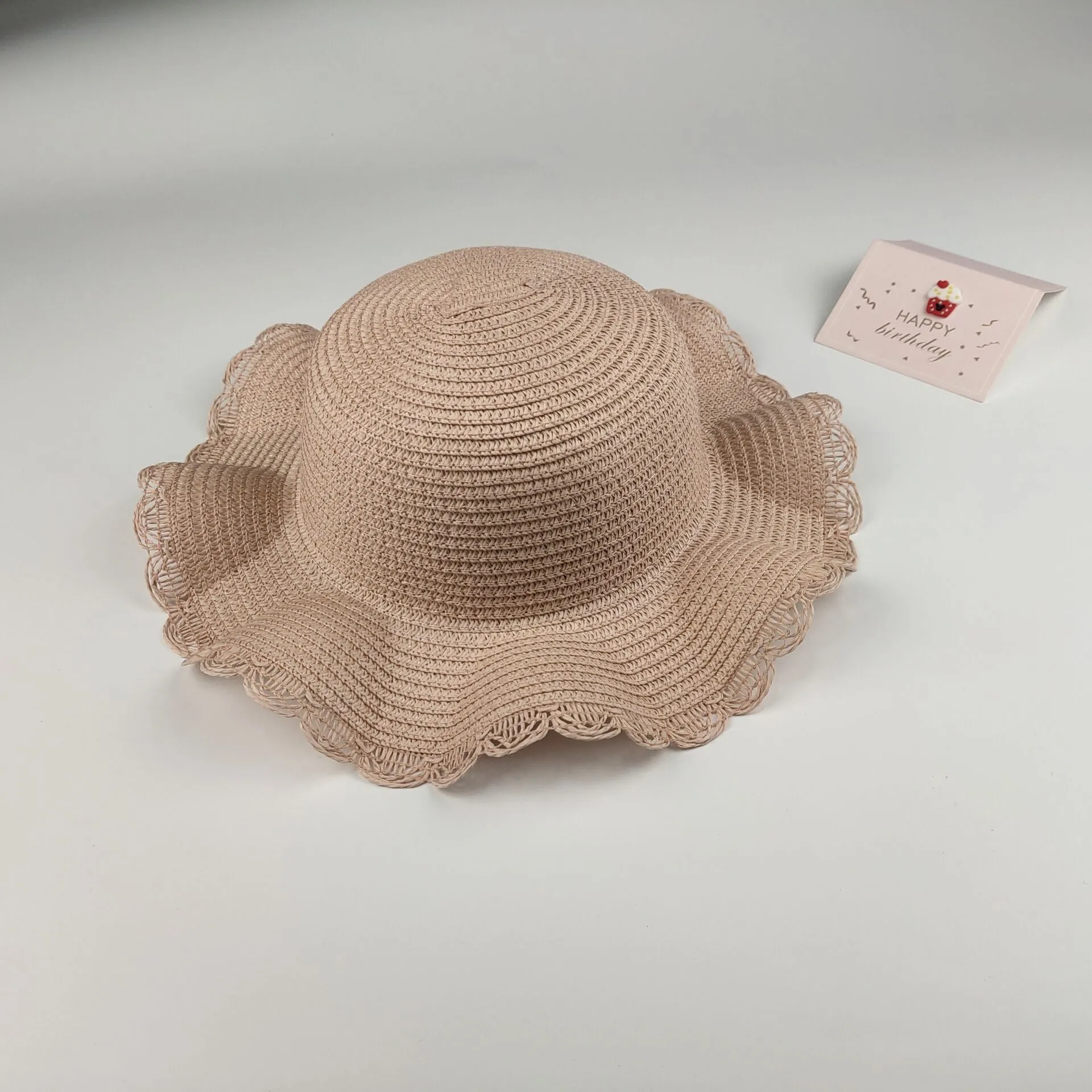 Baby Hat  and Mini Straw Bag