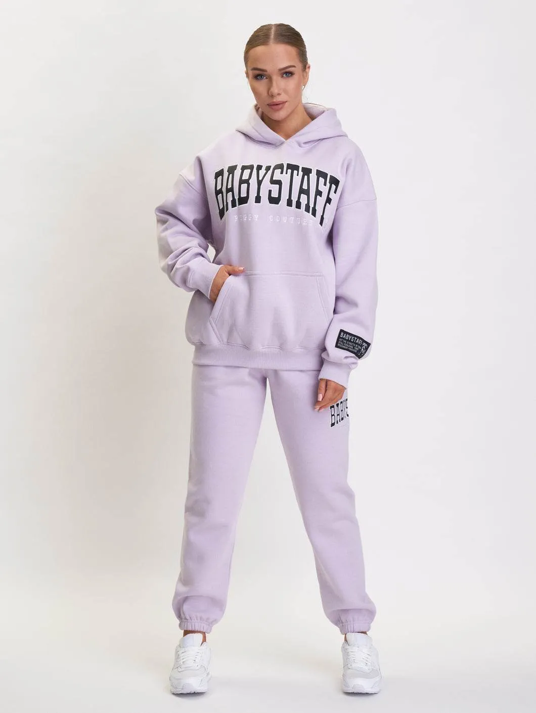Babystaff College Oversize Hoodie Lavender