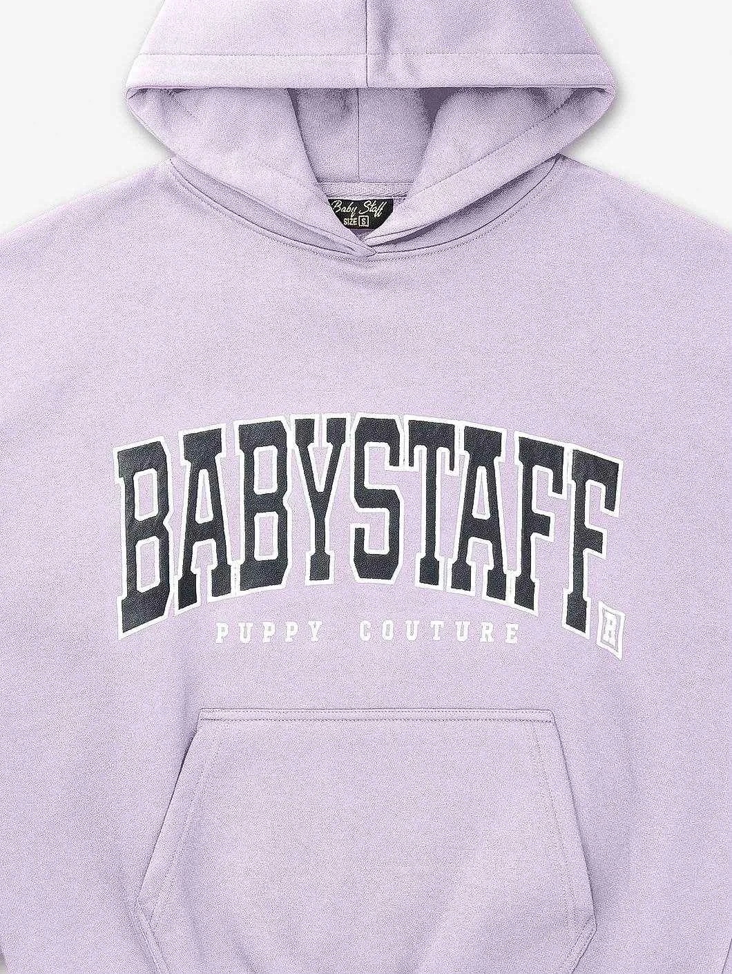 Babystaff College Oversize Hoodie Lavender