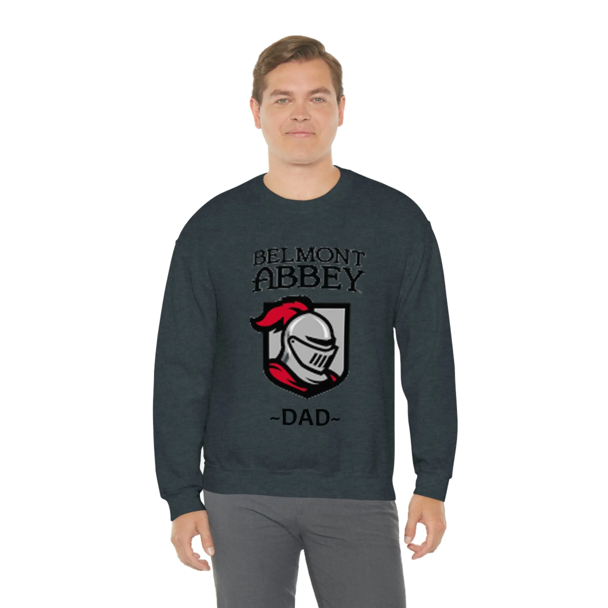 Belmont Abbey Dad Unisex Heavy Blend™ Crewneck Sweatshirt