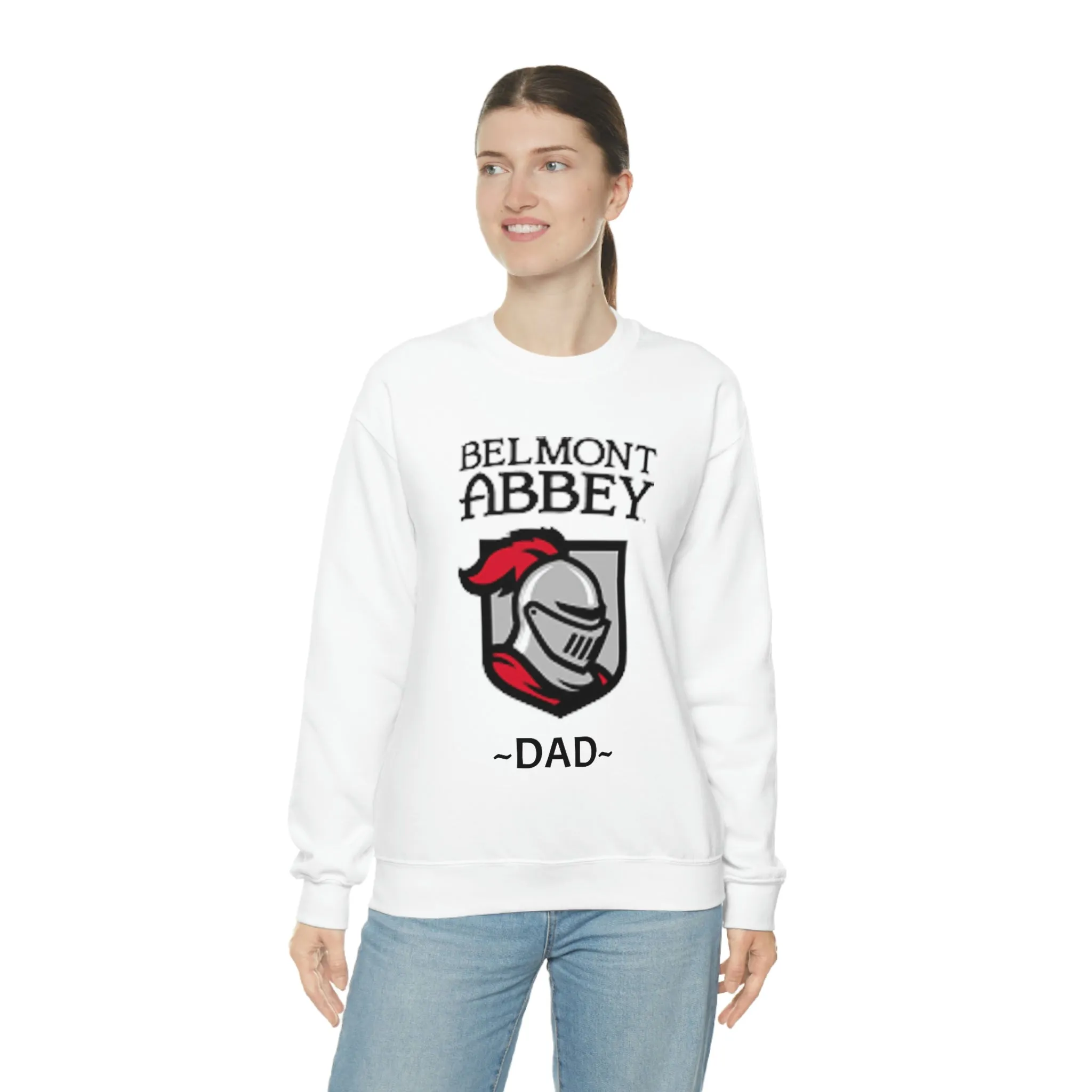 Belmont Abbey Dad Unisex Heavy Blend™ Crewneck Sweatshirt