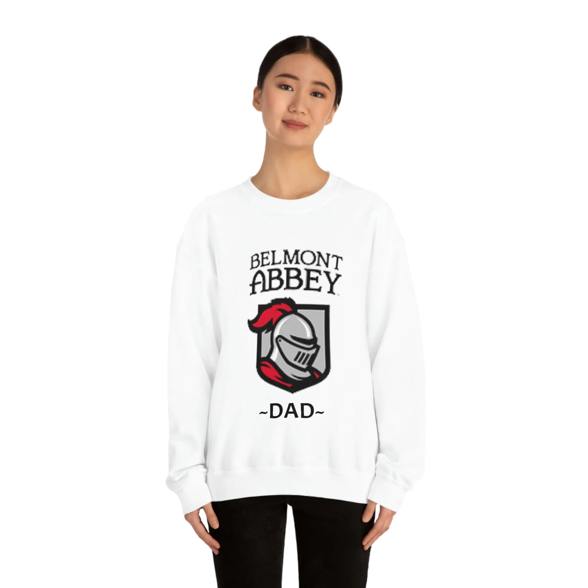 Belmont Abbey Dad Unisex Heavy Blend™ Crewneck Sweatshirt