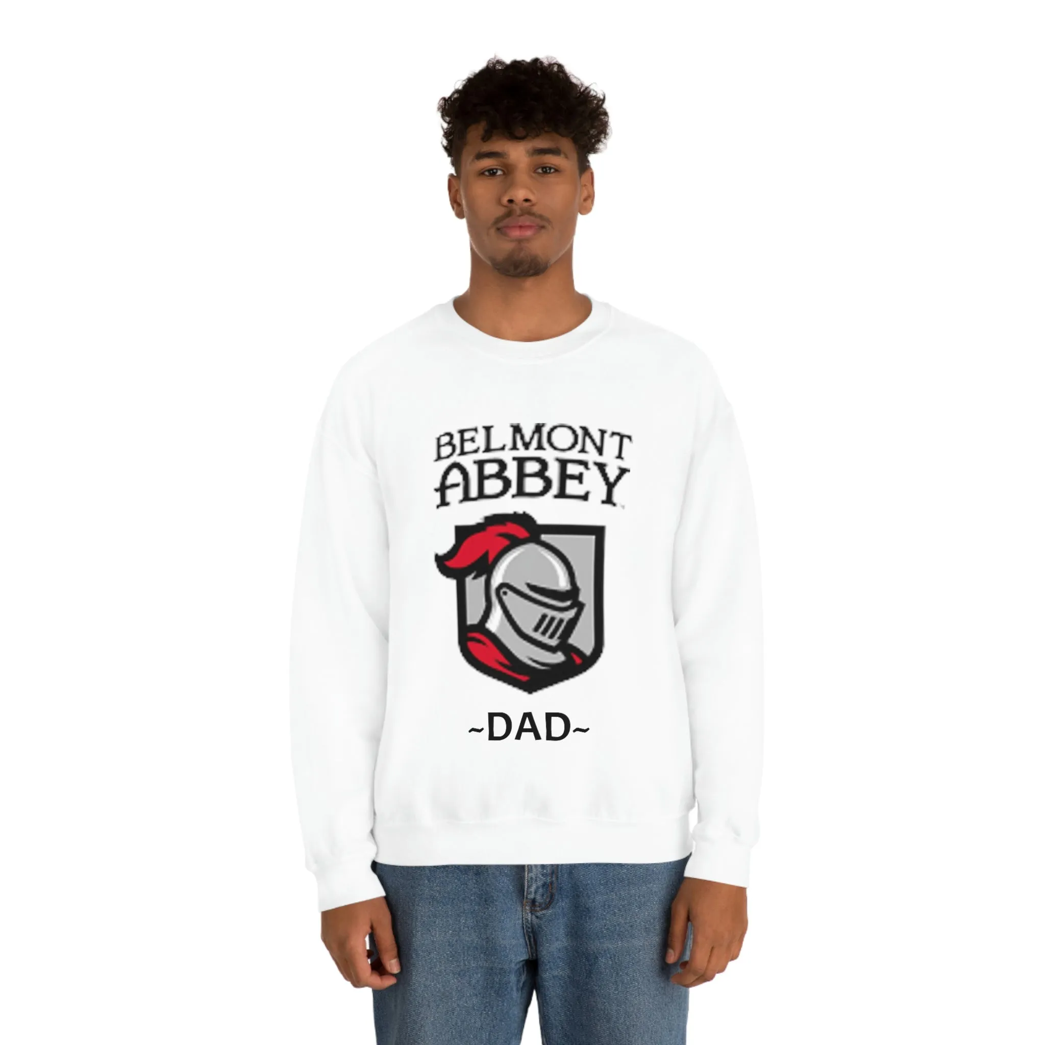 Belmont Abbey Dad Unisex Heavy Blend™ Crewneck Sweatshirt