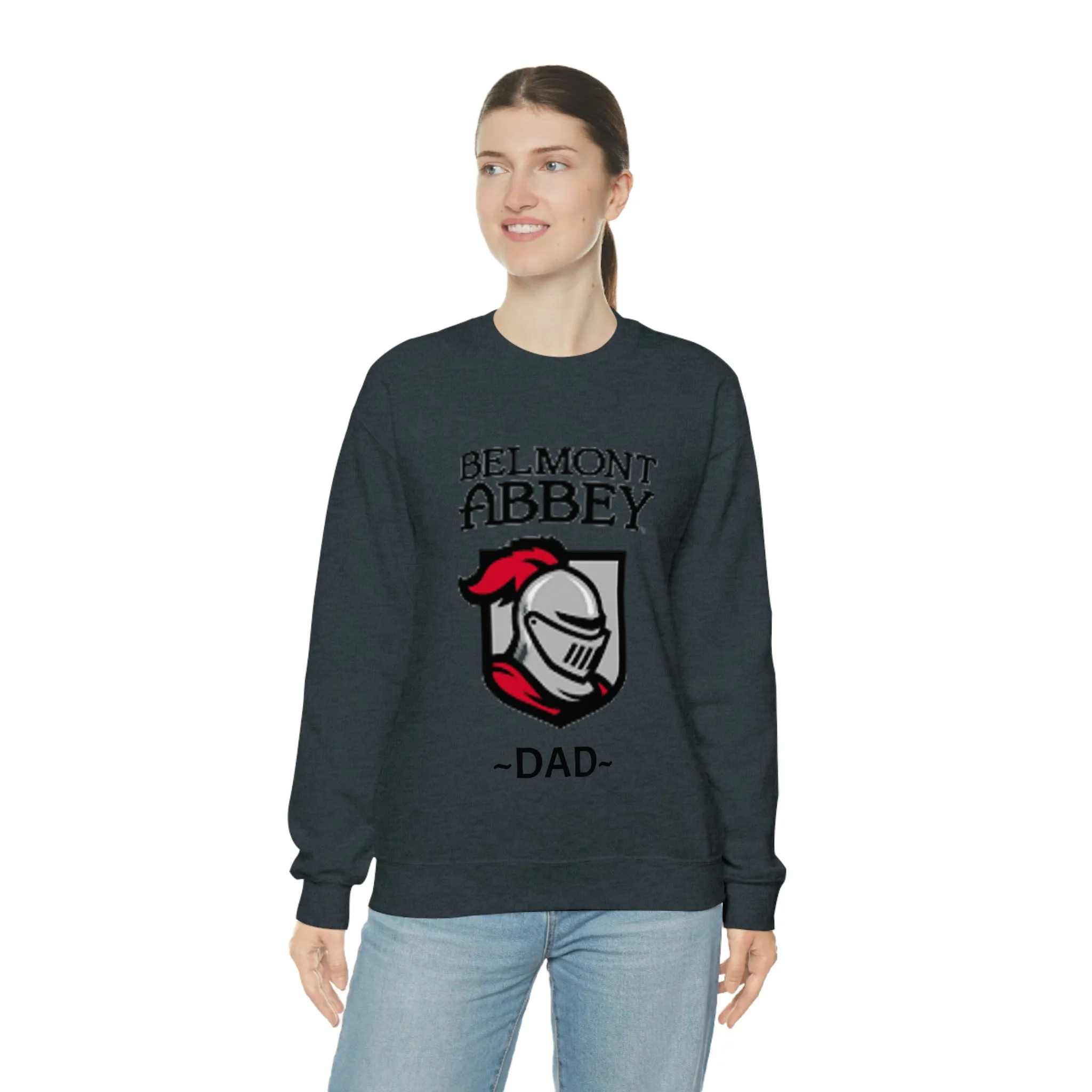 Belmont Abbey Dad Unisex Heavy Blend™ Crewneck Sweatshirt
