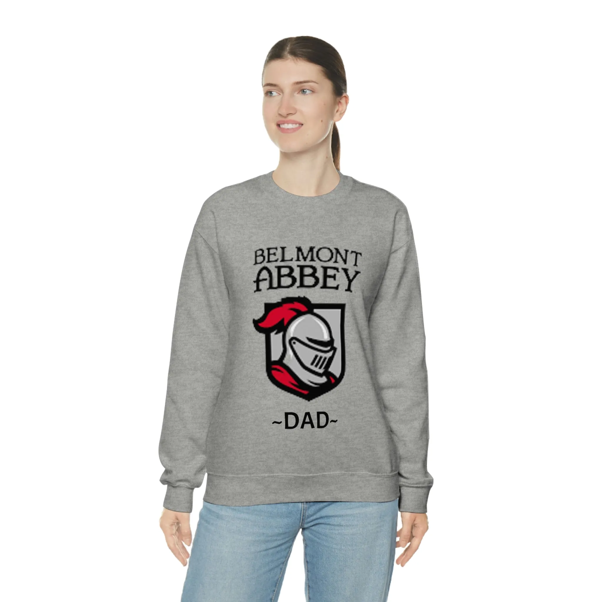 Belmont Abbey Dad Unisex Heavy Blend™ Crewneck Sweatshirt