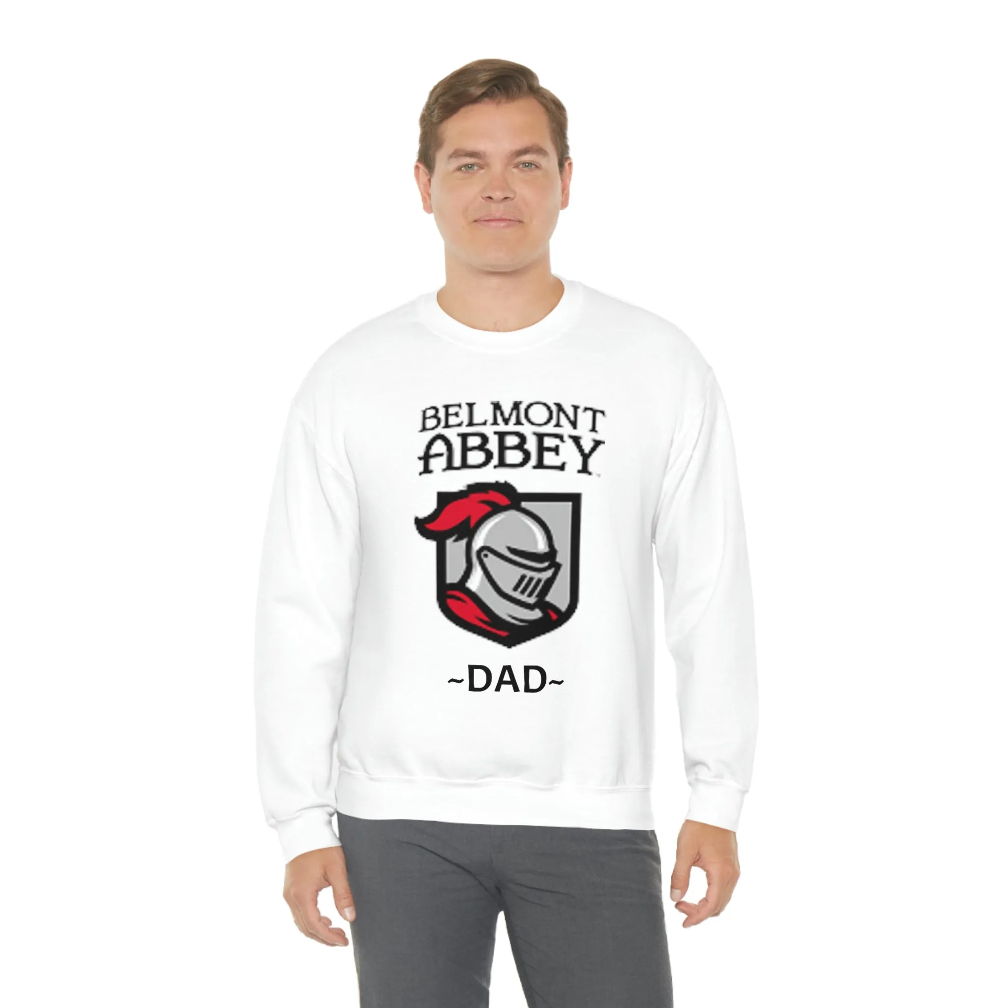 Belmont Abbey Dad Unisex Heavy Blend™ Crewneck Sweatshirt