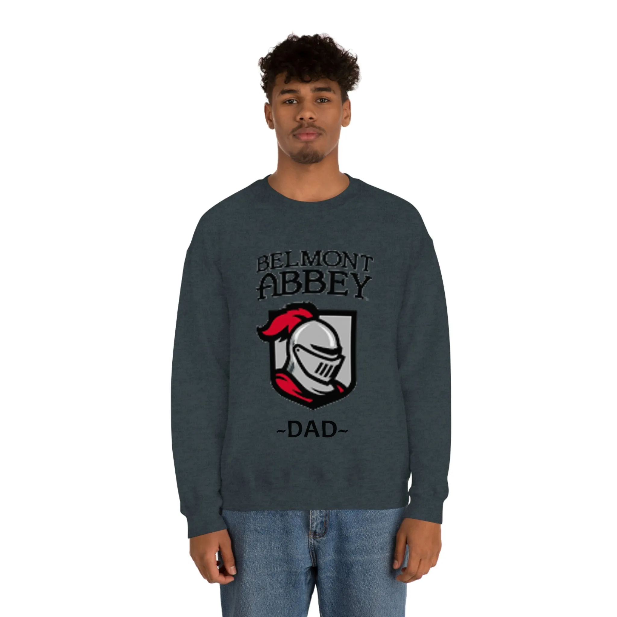 Belmont Abbey Dad Unisex Heavy Blend™ Crewneck Sweatshirt