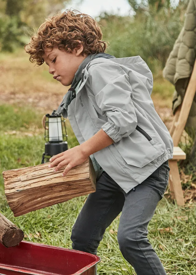 Boys Slim Fit Pants - Asphault