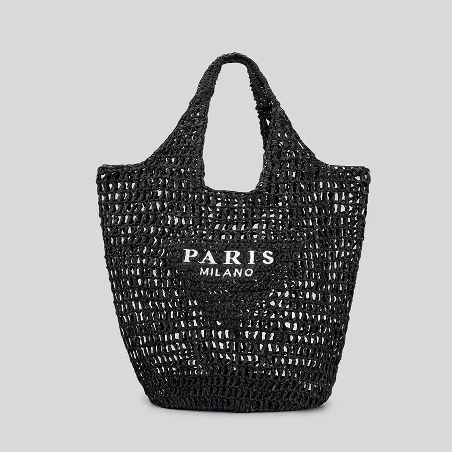 Brand Letter Straw Bags