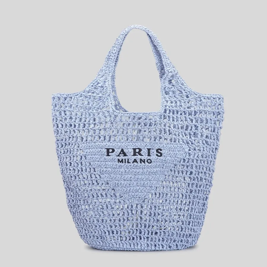 Brand Letter Straw Bags
