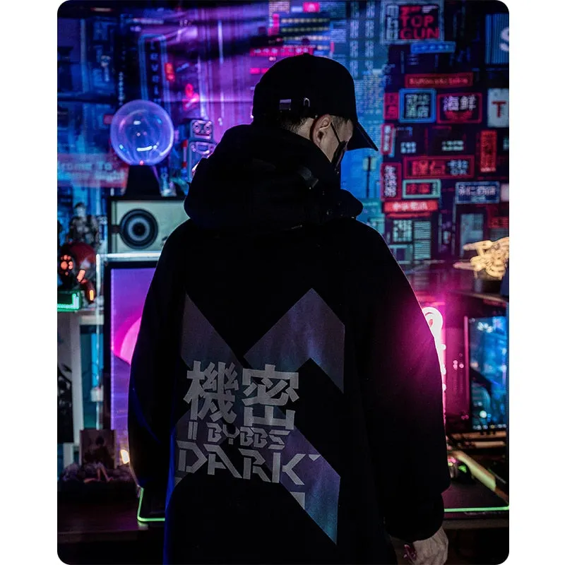Cotton X Printed Oversized Hoodies