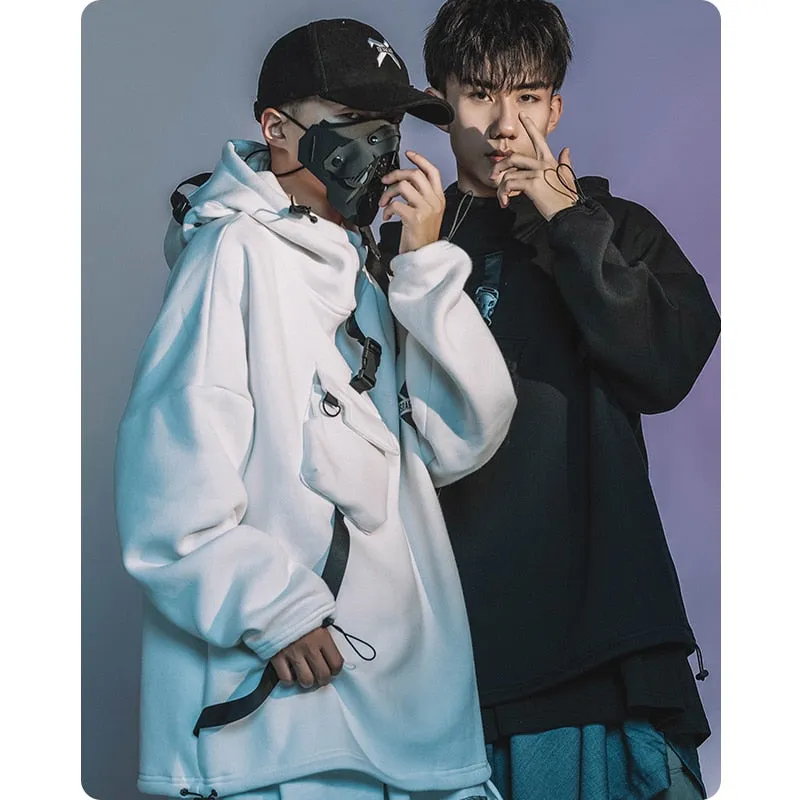 Cotton X Printed Oversized Hoodies
