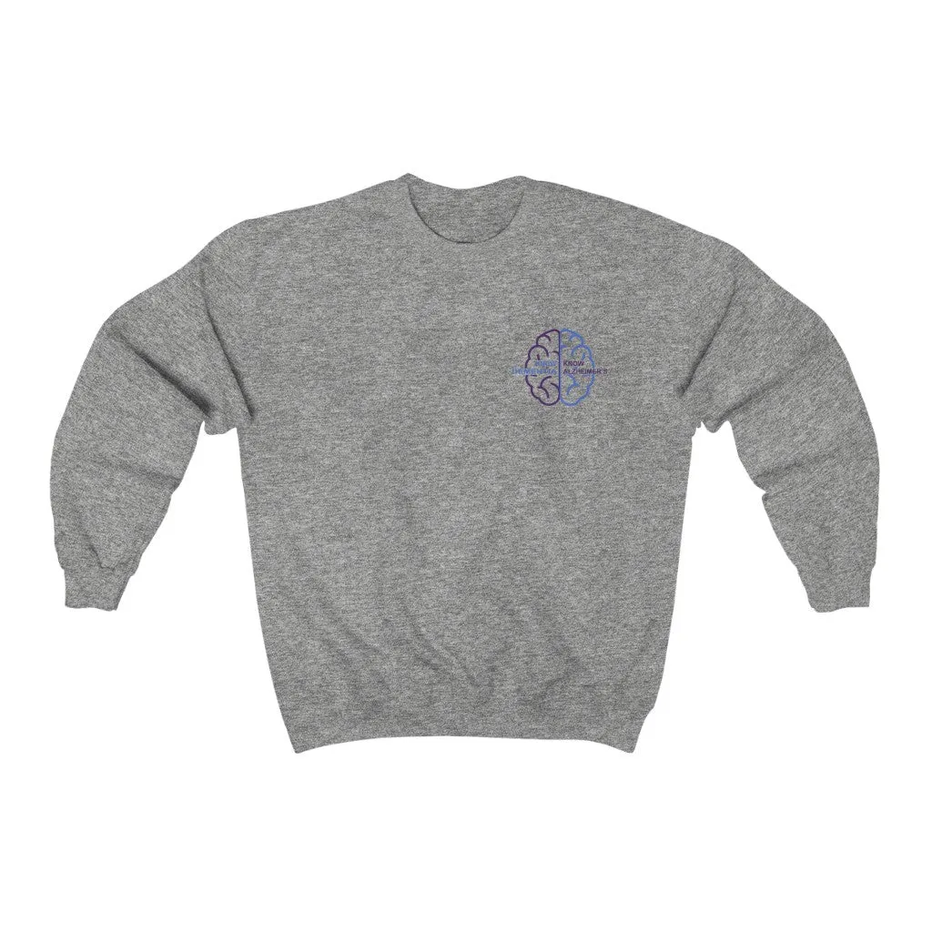 Female Crewneck Sweatshirt - Know Dementia | Know Alzheimer’s