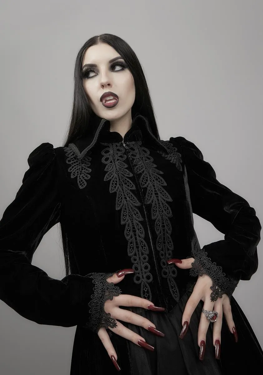 From The Shadows Velvet Coat
