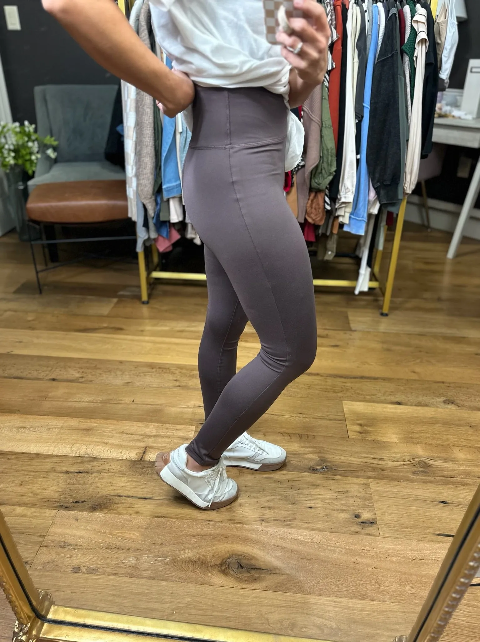 Good Ideas High-Waisted Legging - Raisin