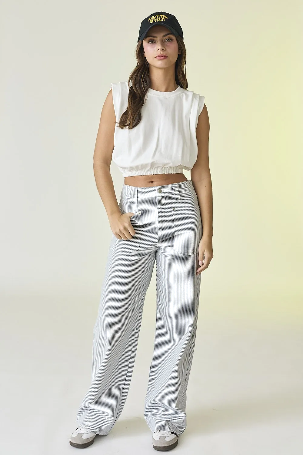 Kylie Pinstripe Pants