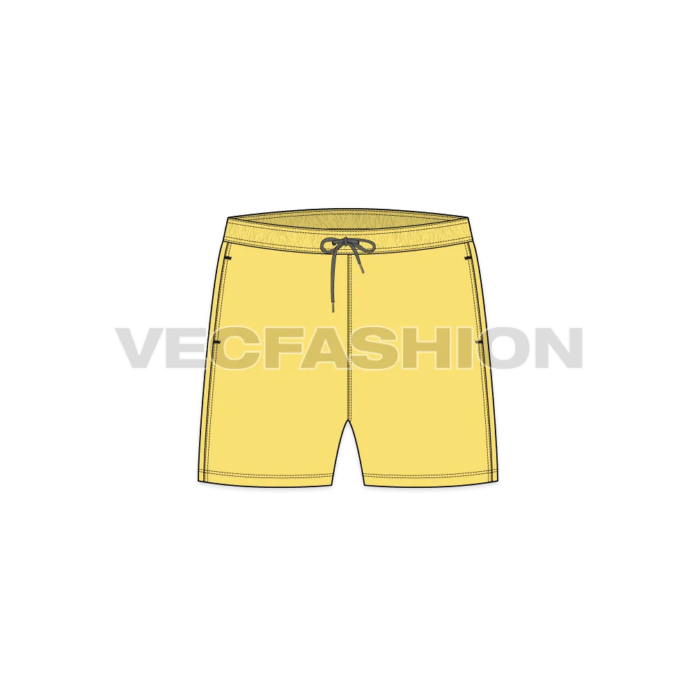 Mens Beachwear Swim Shorts