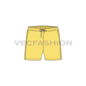 Mens Beachwear Swim Shorts