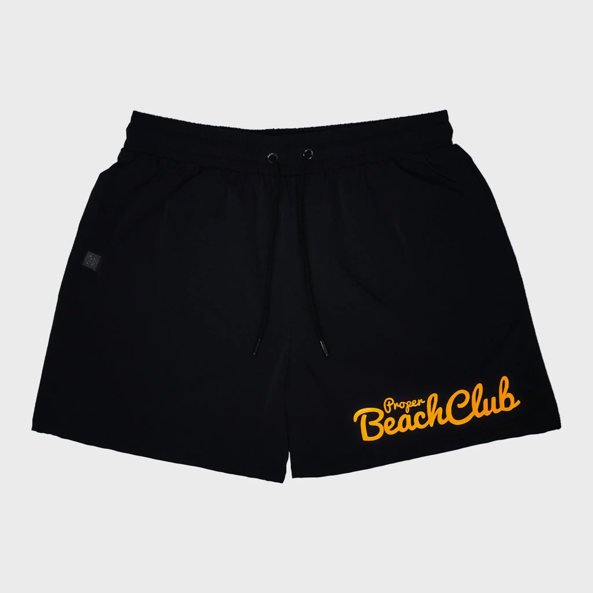 PROPER BEACH CLUB SWIM SHORTS BLACK