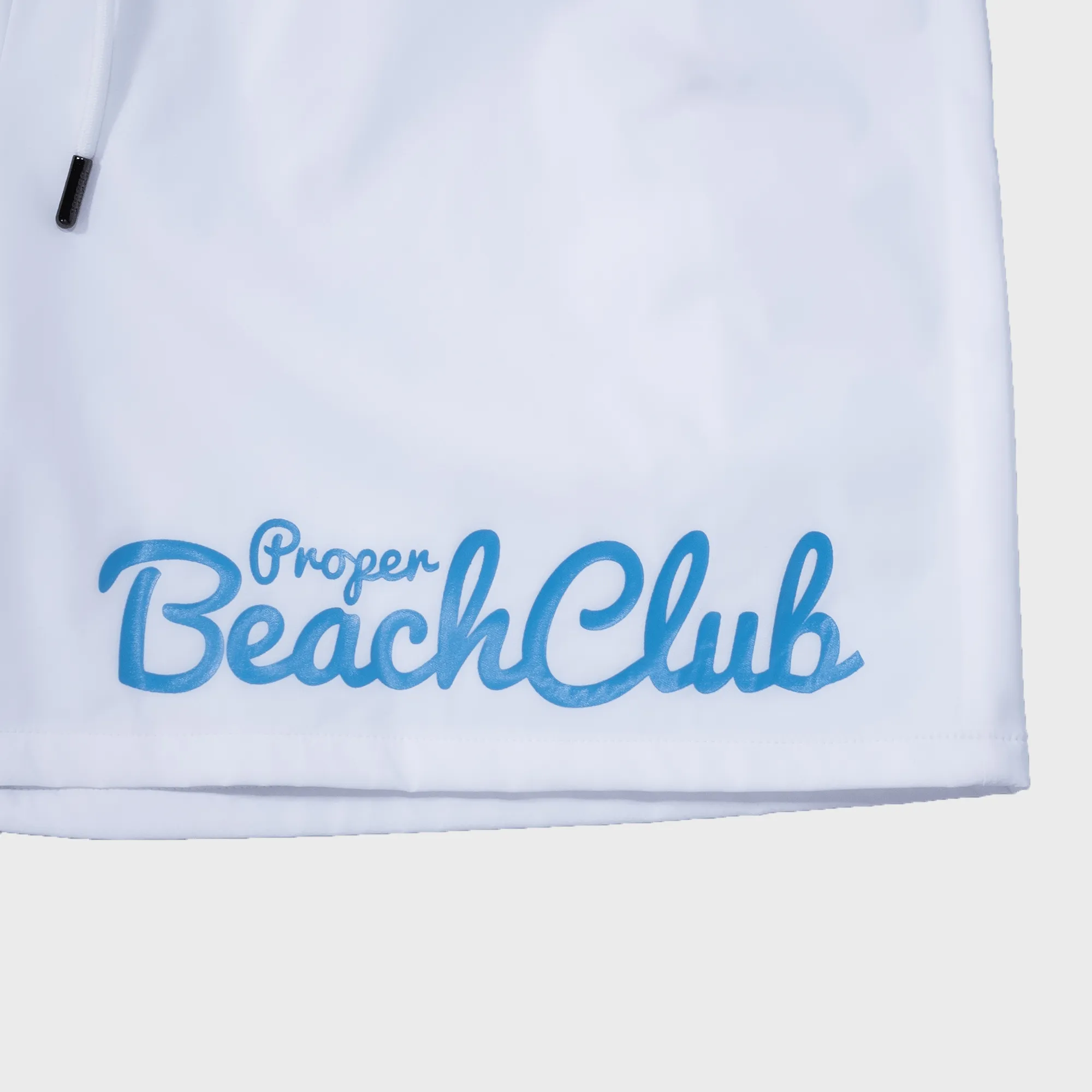 PROPER BEACH CLUB SWIM SHORTS WHITE