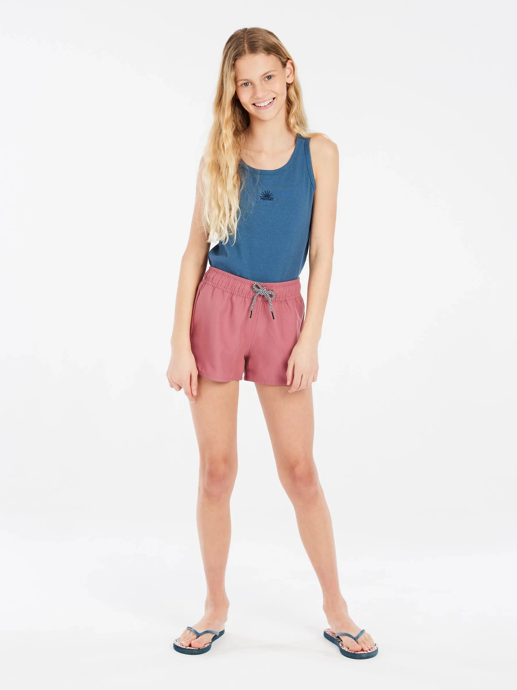 Protest PRTEVI Women's Swim/ Beach Shorts - Deco Pink