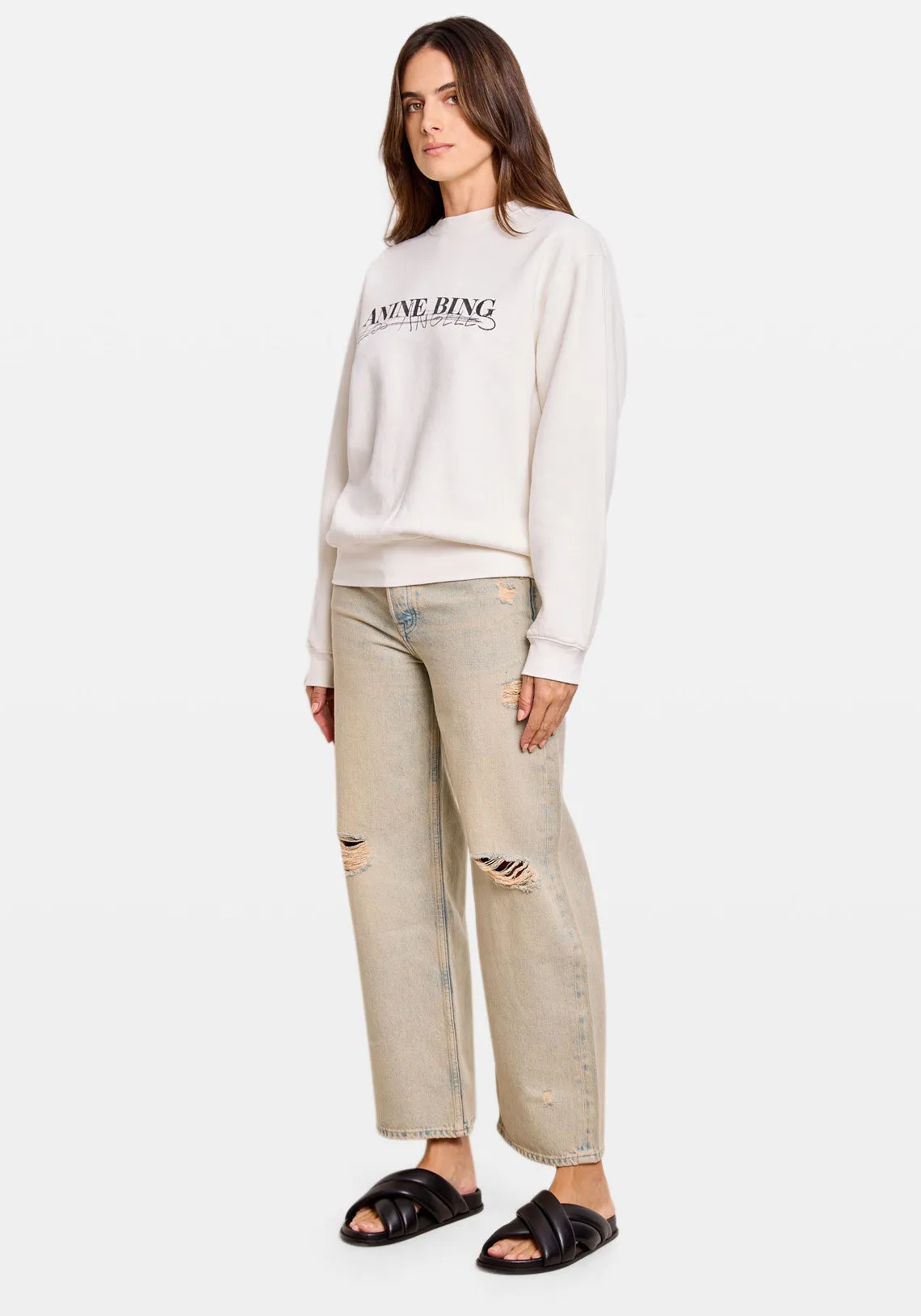 RAMONA SWEATSHIRT DOODLE IVORY