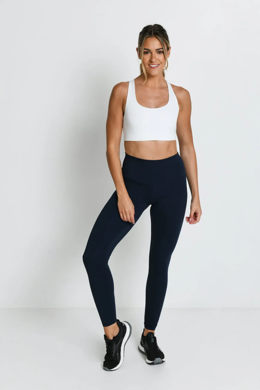 Revitalise High Waisted Leggings - Navy Blue