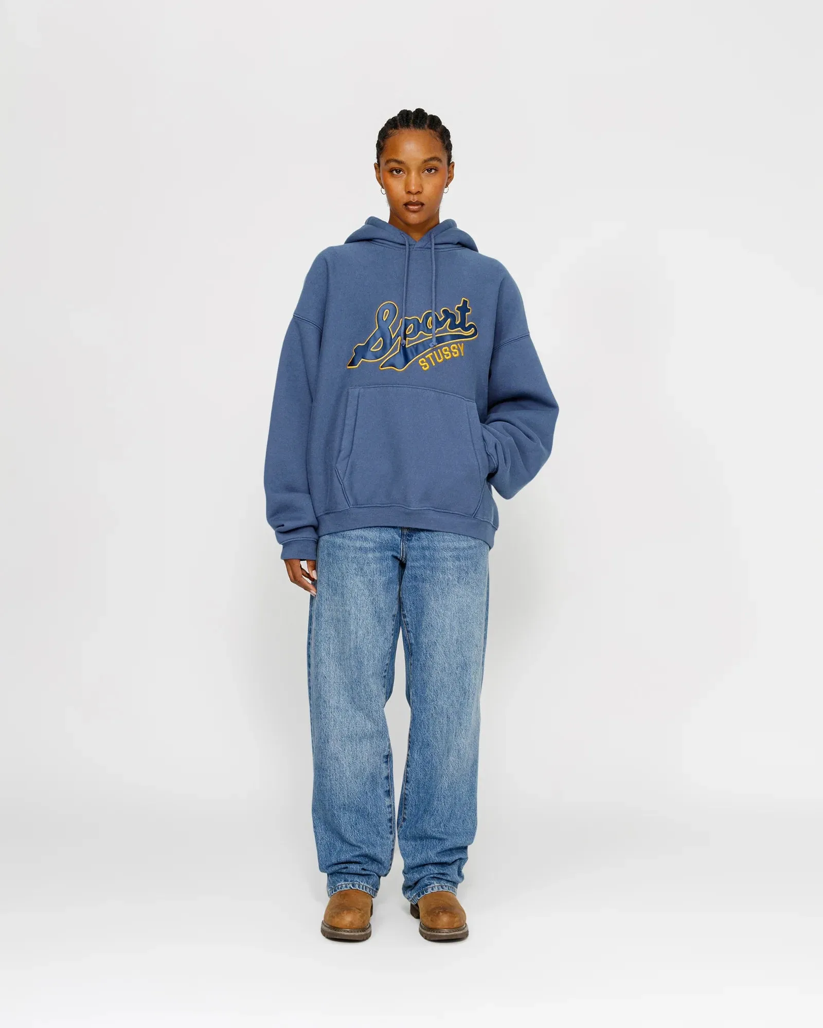 Satin Patch Hoodie