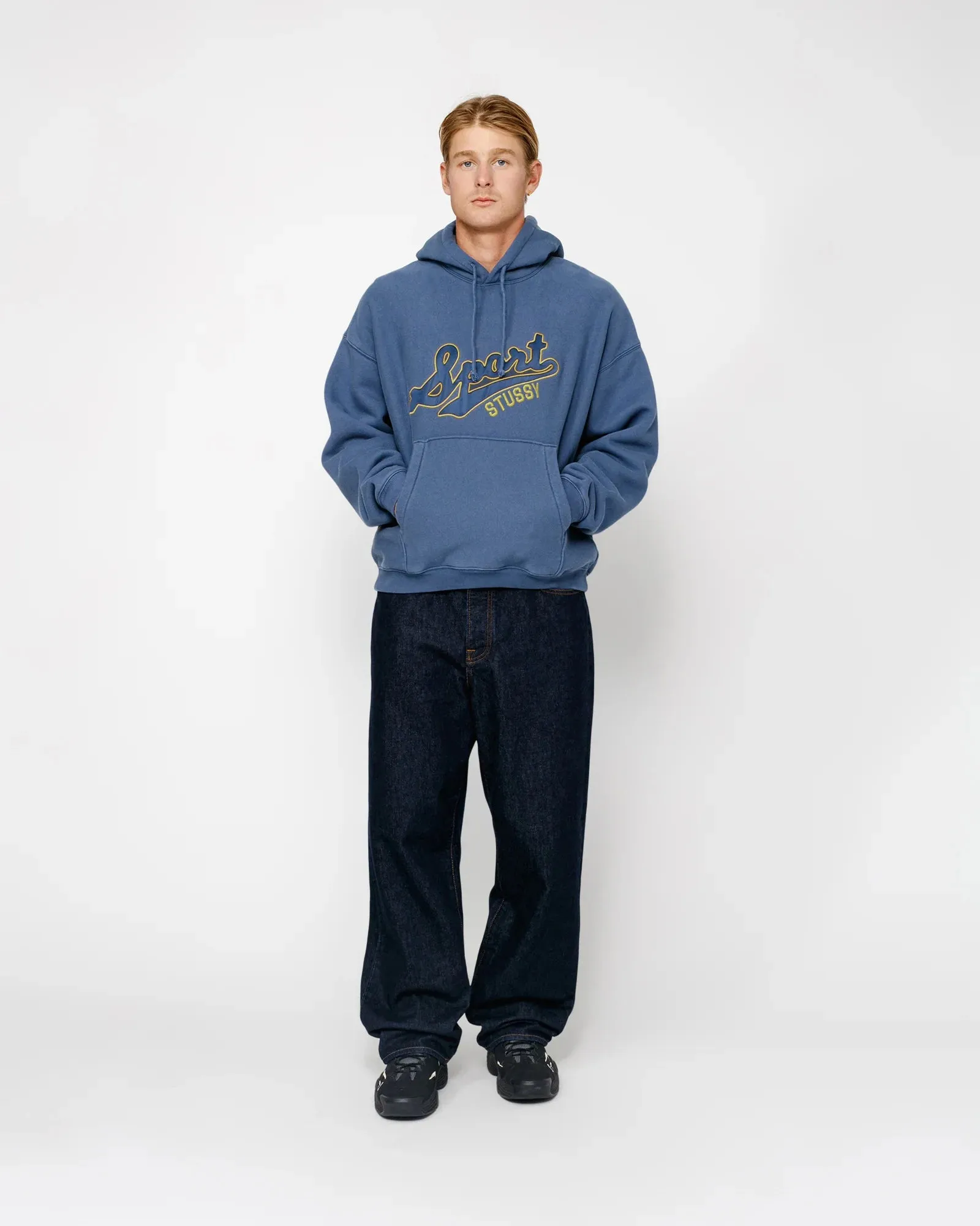 Satin Patch Hoodie