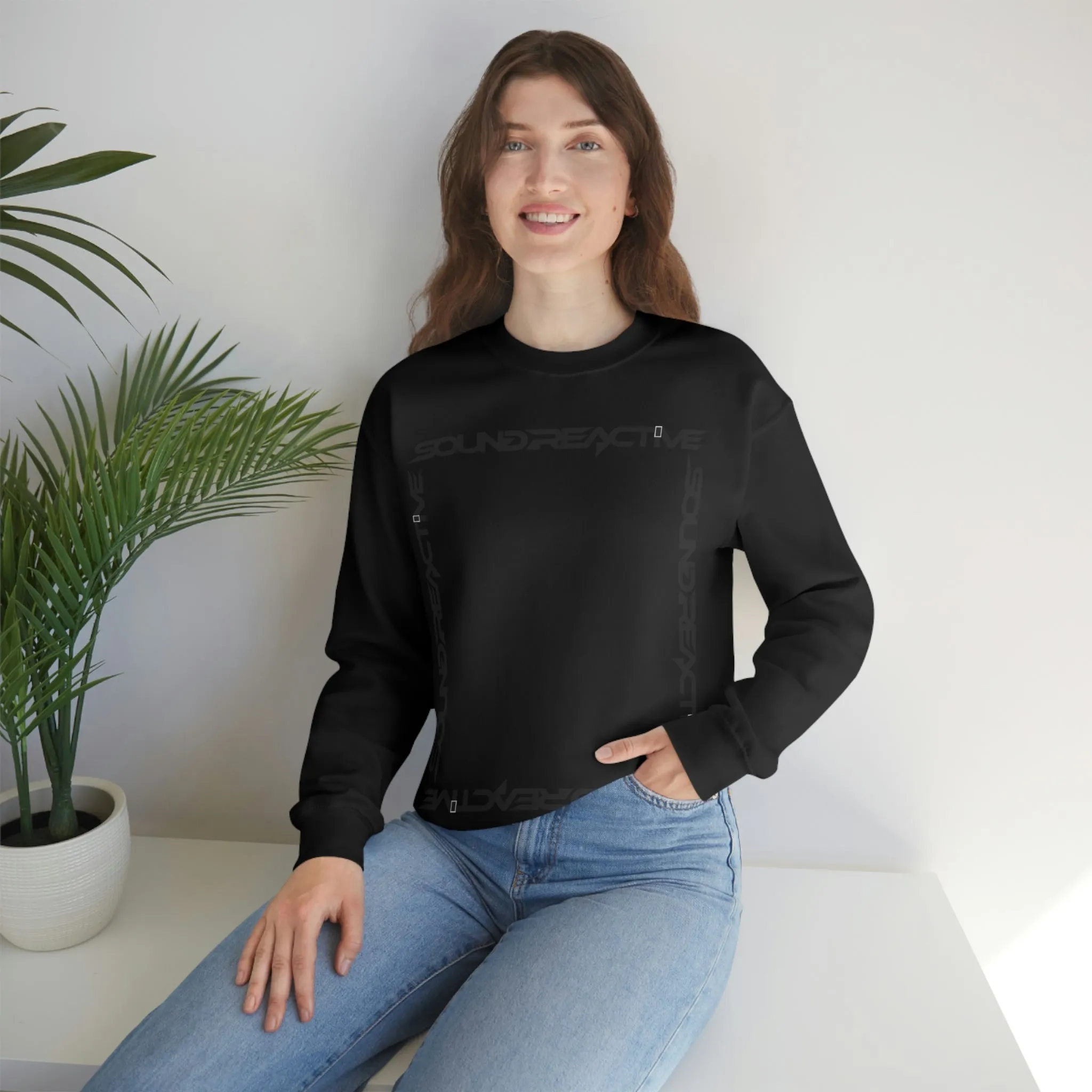 Sound Reactive Frame HUBOPTIC DJ Unisex Heavy Blend Crewneck Sweatshirt