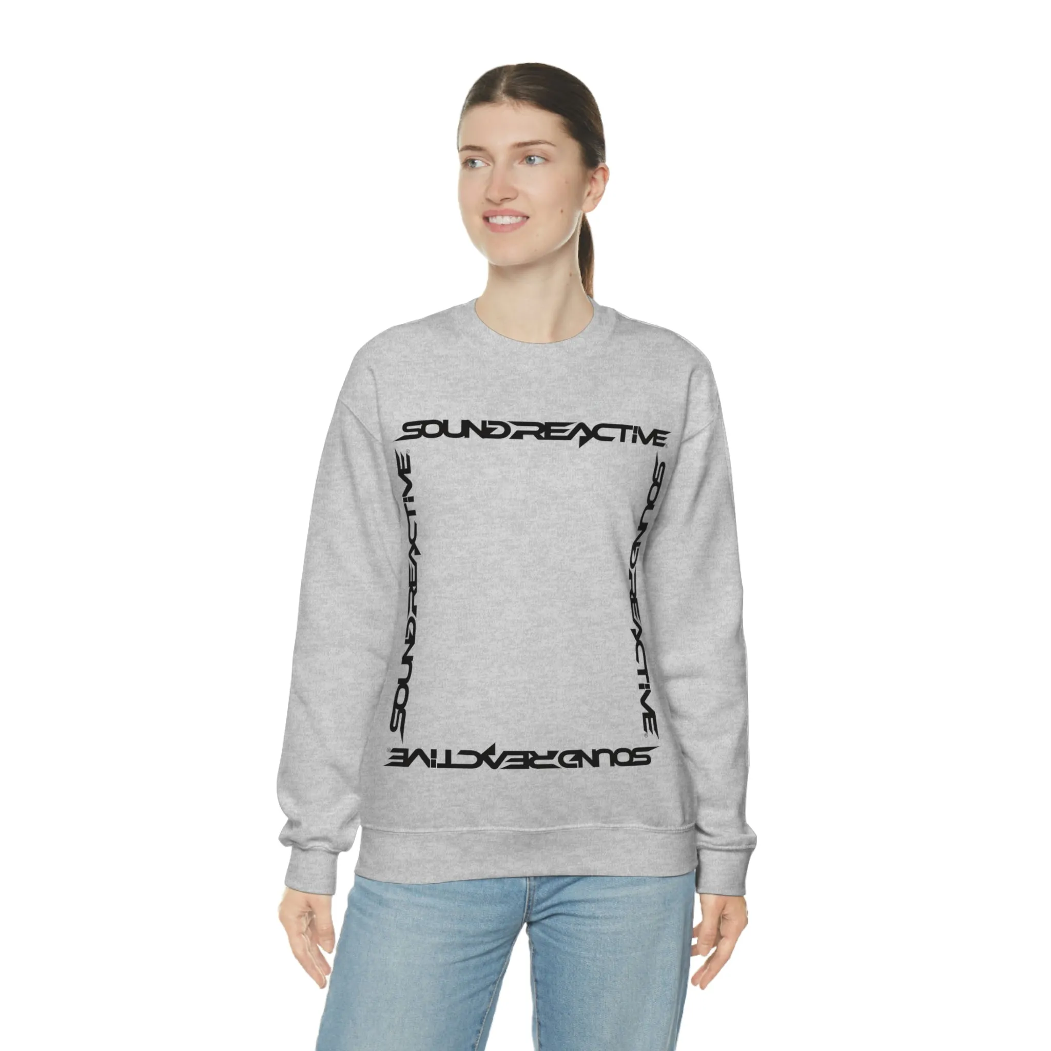 Sound Reactive Frame HUBOPTIC DJ Unisex Heavy Blend Crewneck Sweatshirt