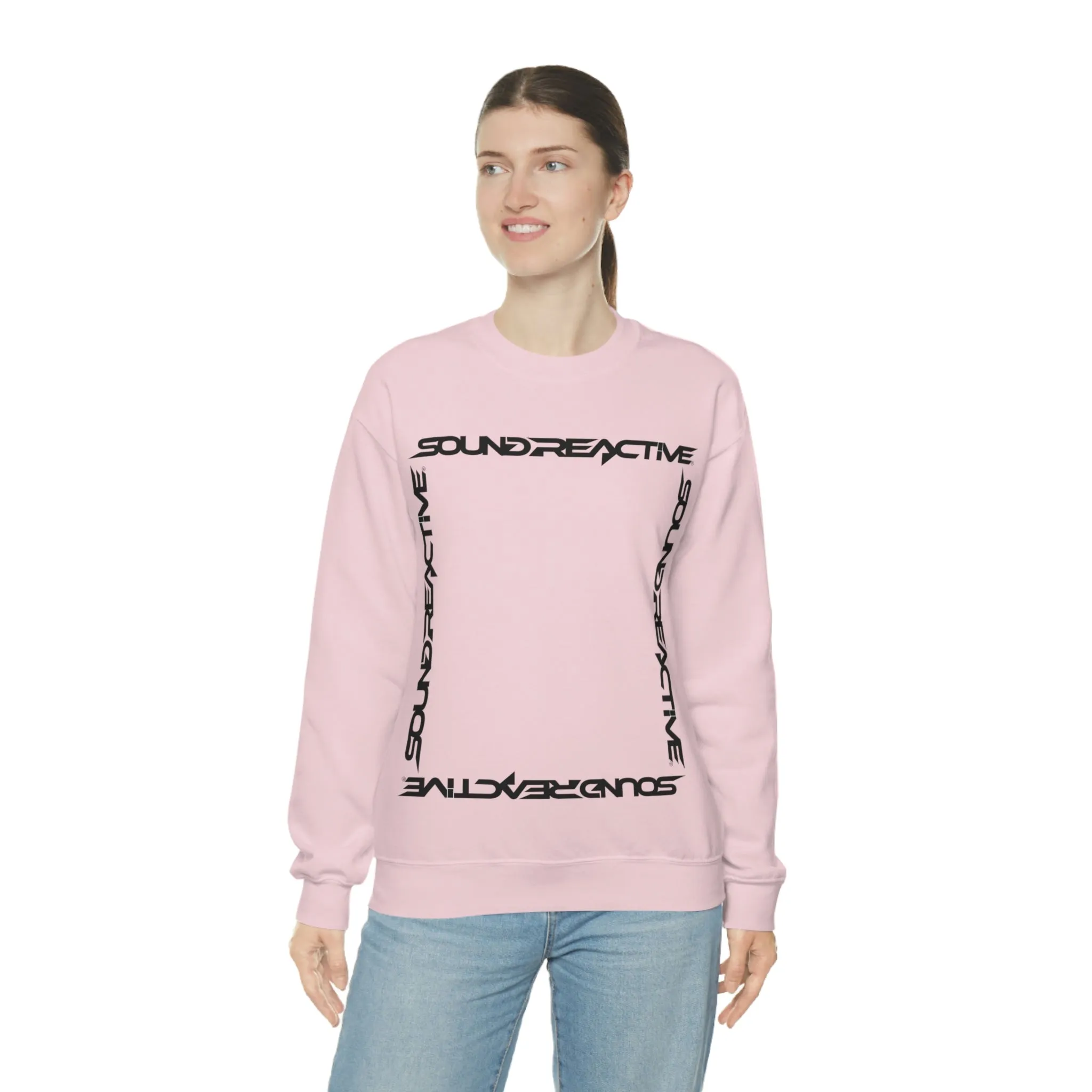 Sound Reactive Frame HUBOPTIC DJ Unisex Heavy Blend Crewneck Sweatshirt