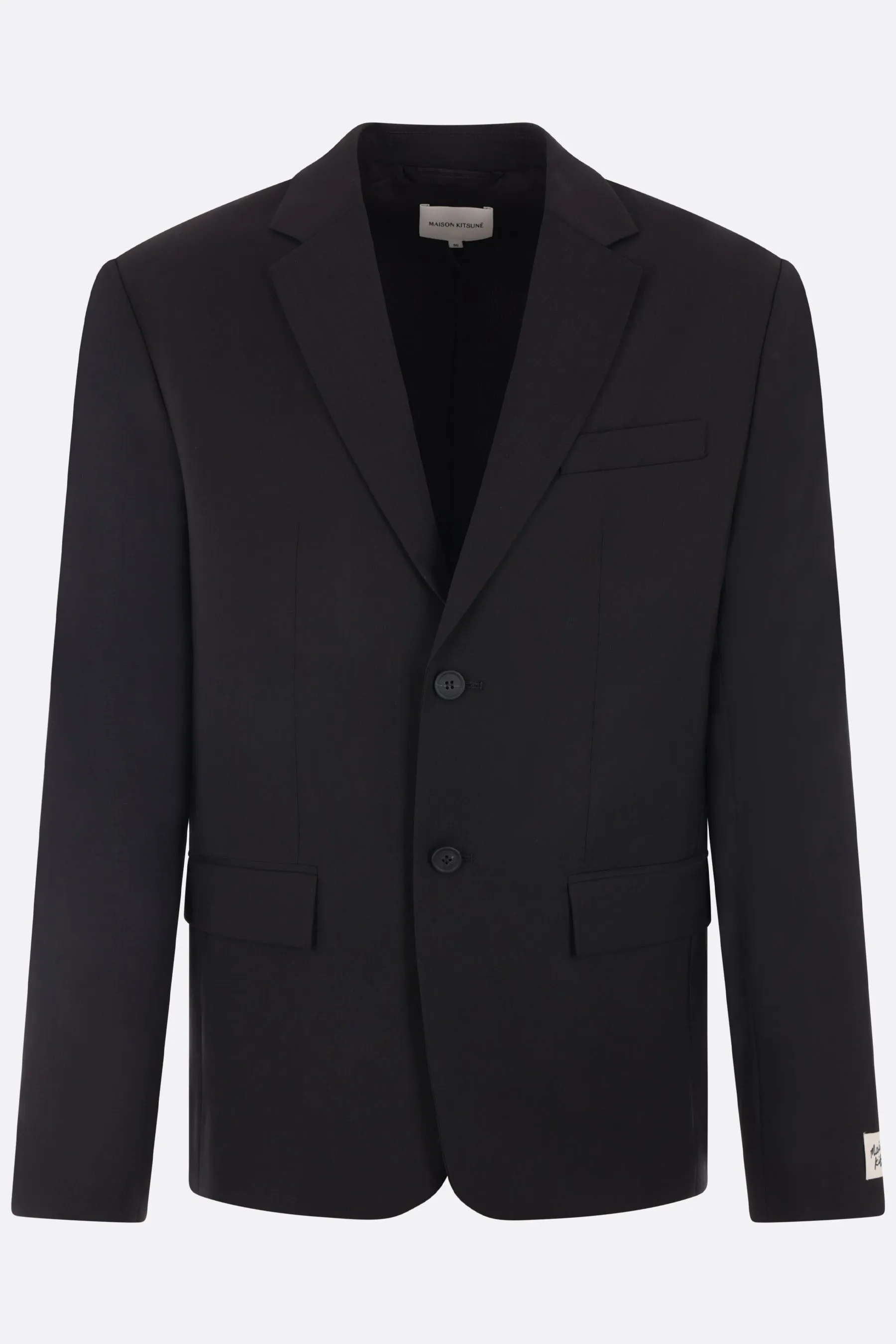 Tailored Single-Breasted Wool Jacket