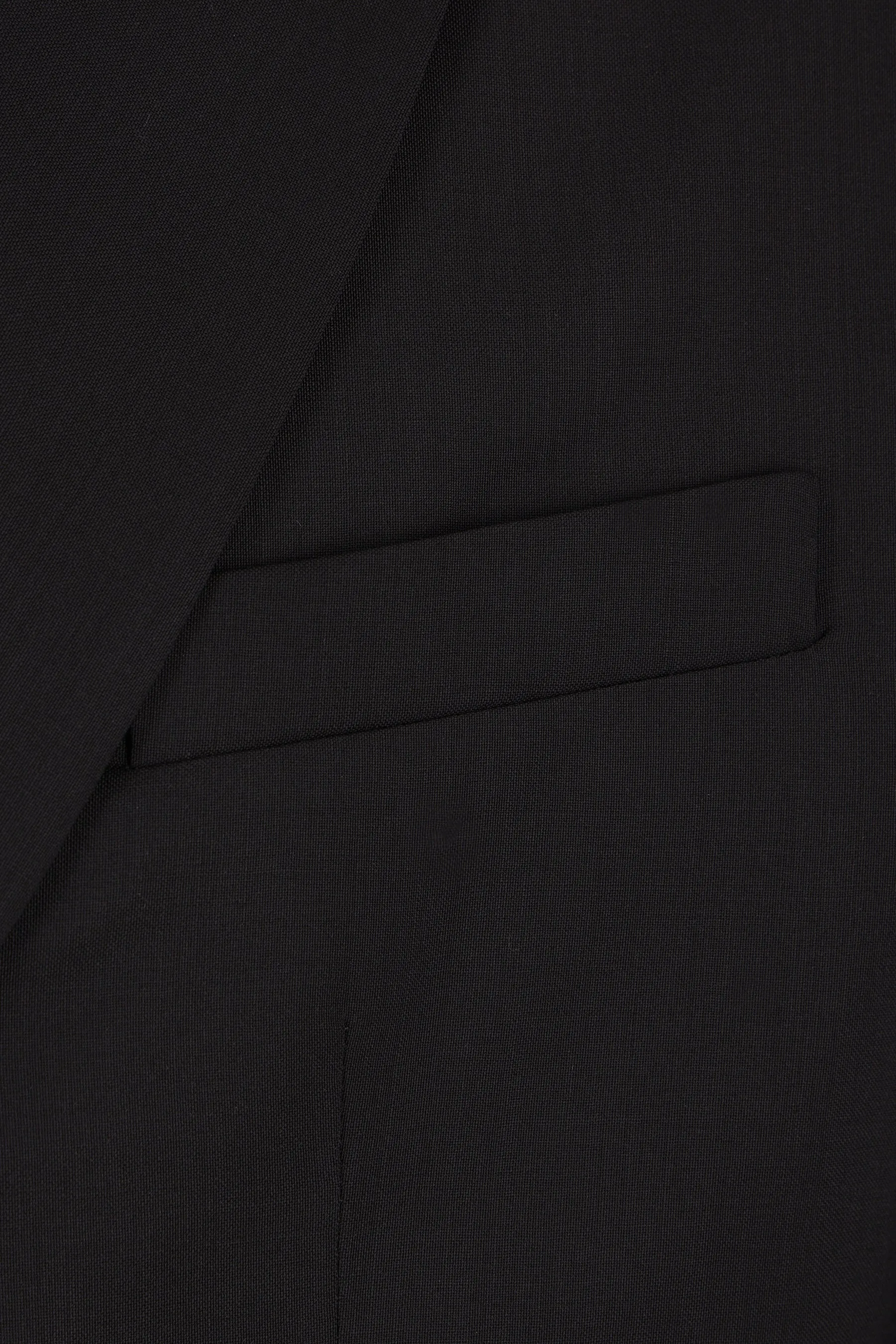 Tailored Single-Breasted Wool Jacket