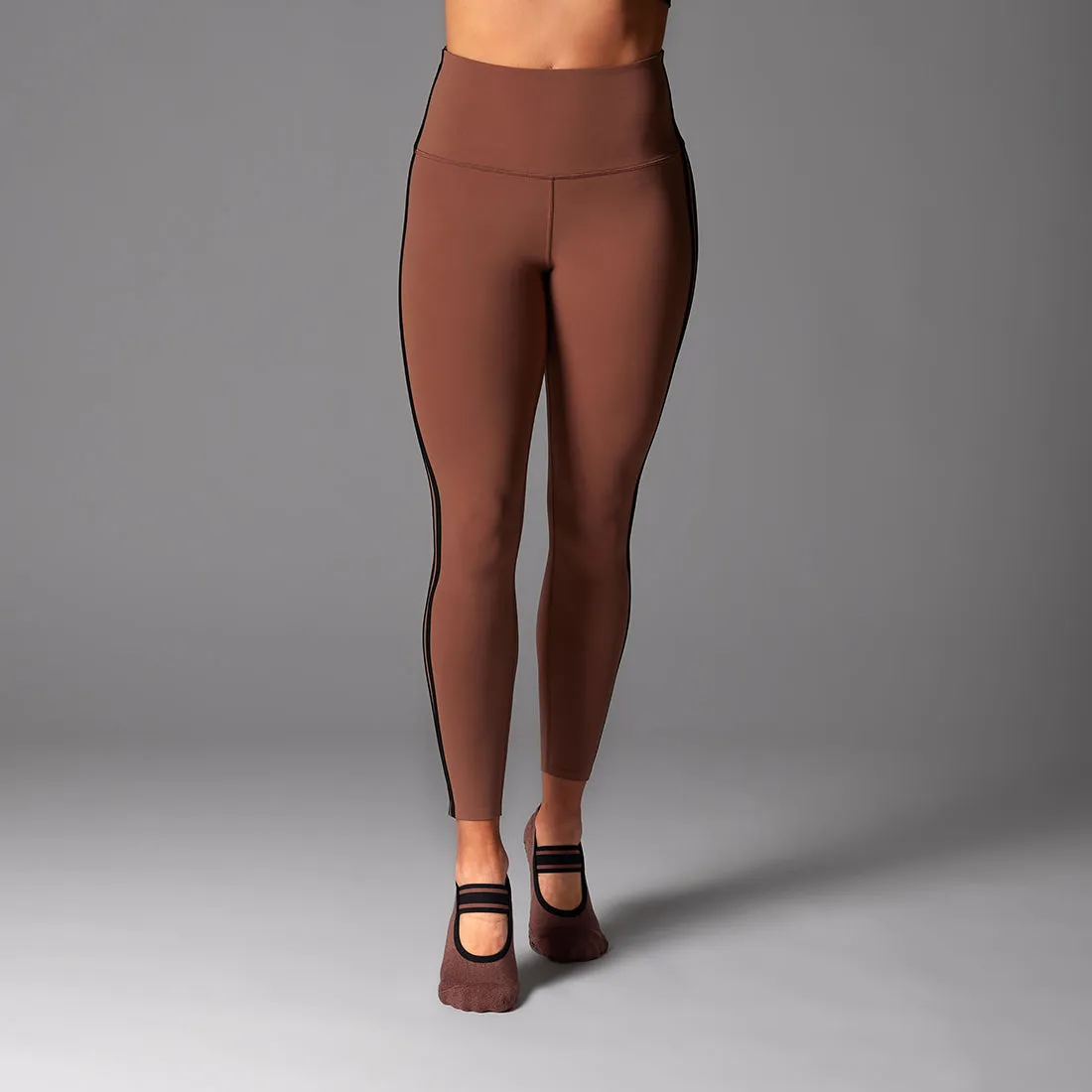 TaviSculpt™ High Waisted 7/8 Stripe Leggings