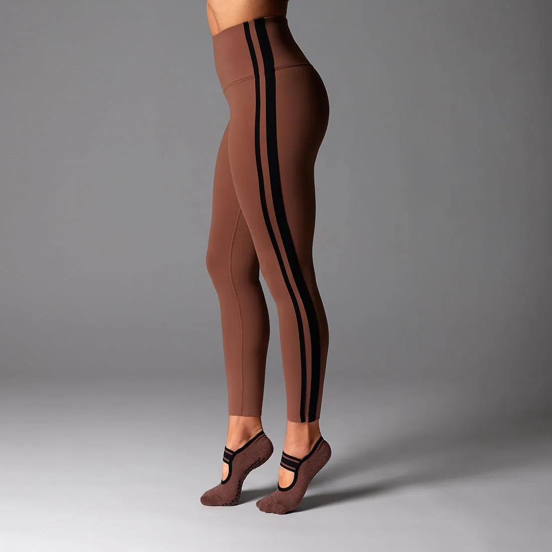 TaviSculpt™ High Waisted 7/8 Stripe Leggings