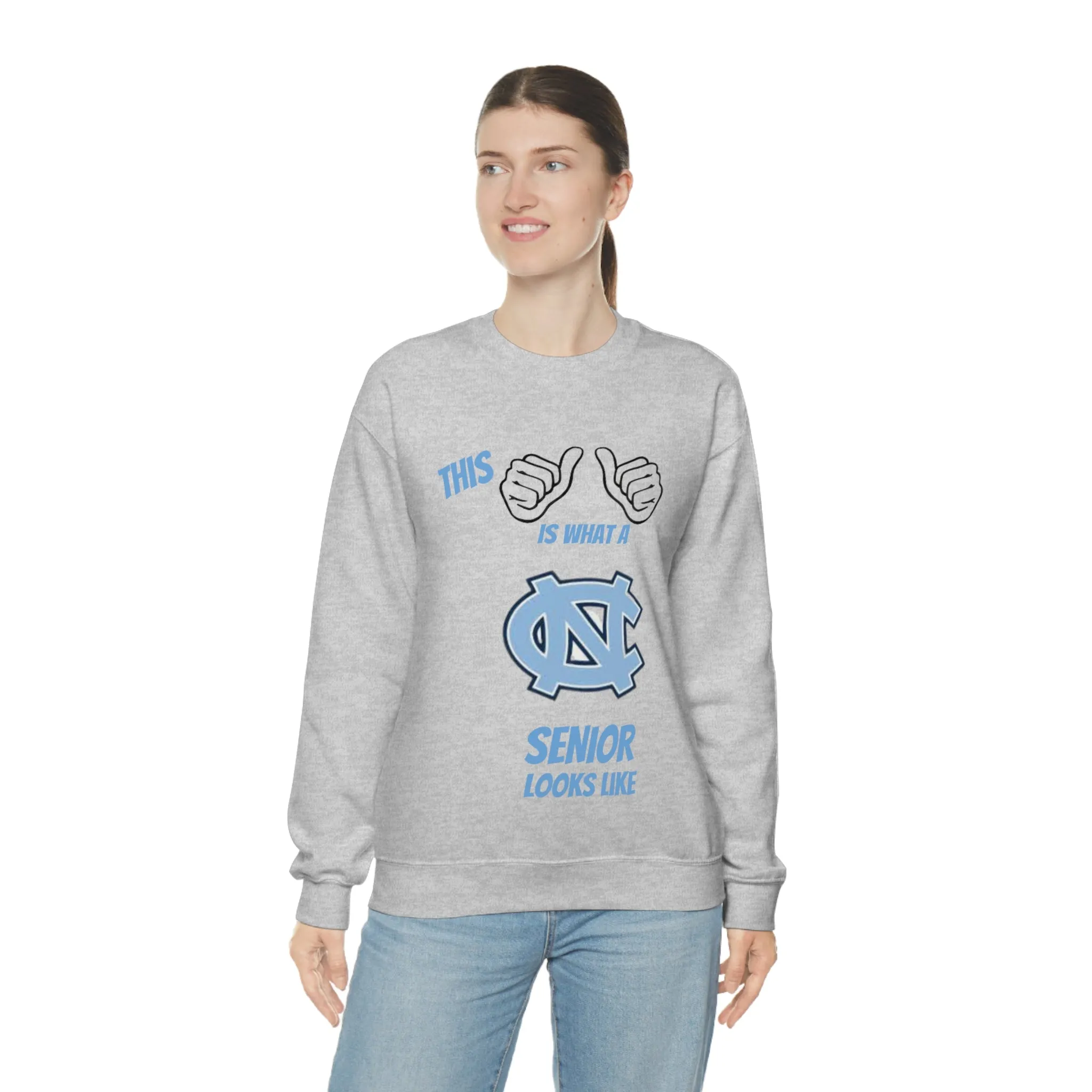 This Is What A Chapel Hill Senior Looks Like Unisex Heavy Blend™ Crewneck Sweatshirt