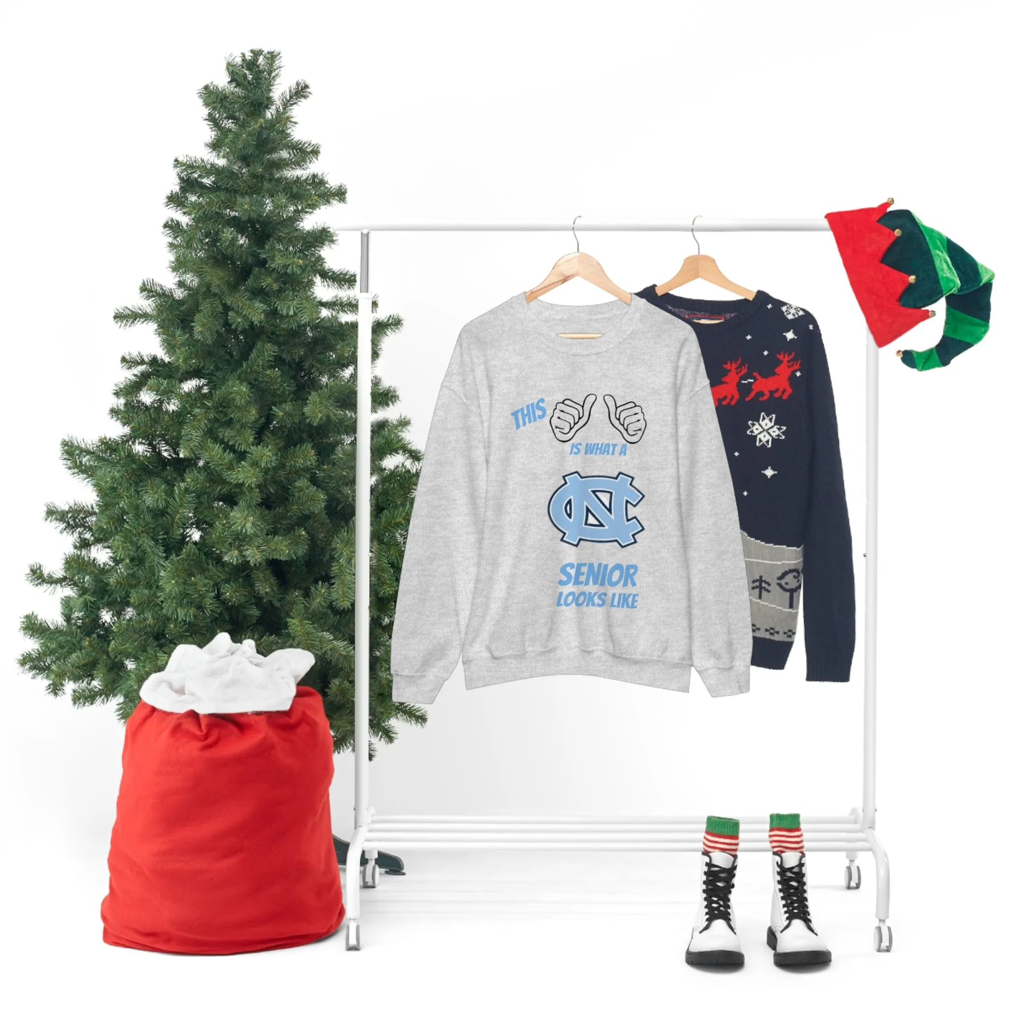 This Is What A Chapel Hill Senior Looks Like Unisex Heavy Blend™ Crewneck Sweatshirt