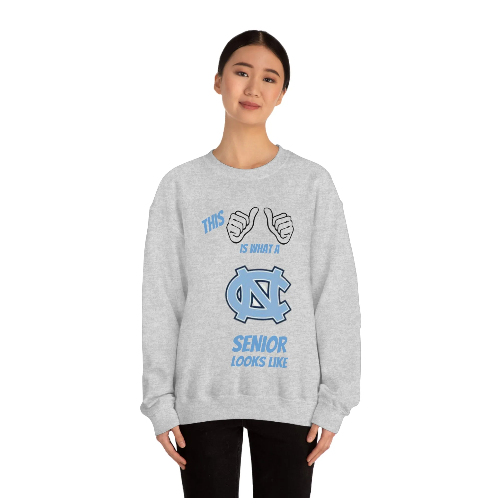 This Is What A Chapel Hill Senior Looks Like Unisex Heavy Blend™ Crewneck Sweatshirt