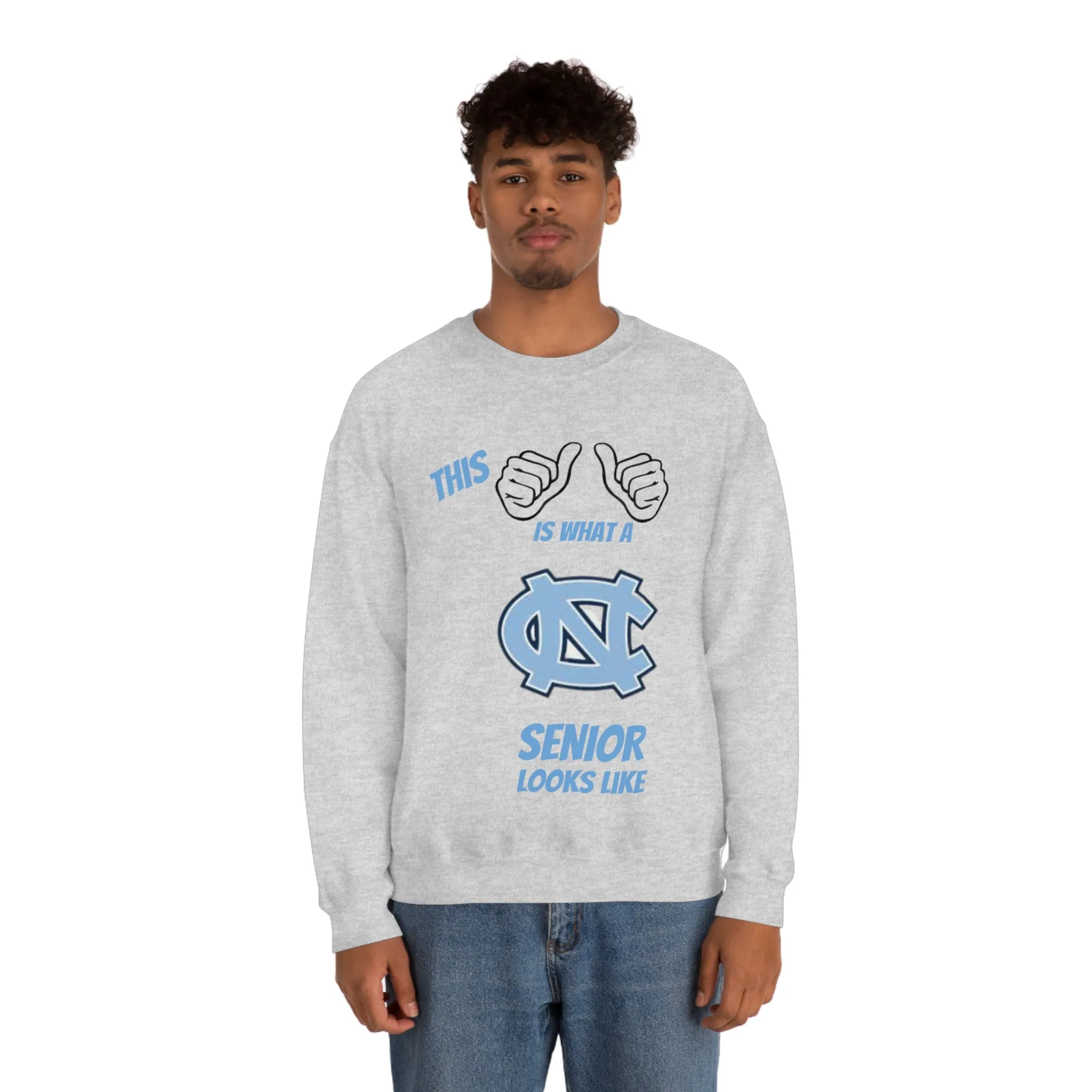 This Is What A Chapel Hill Senior Looks Like Unisex Heavy Blend™ Crewneck Sweatshirt